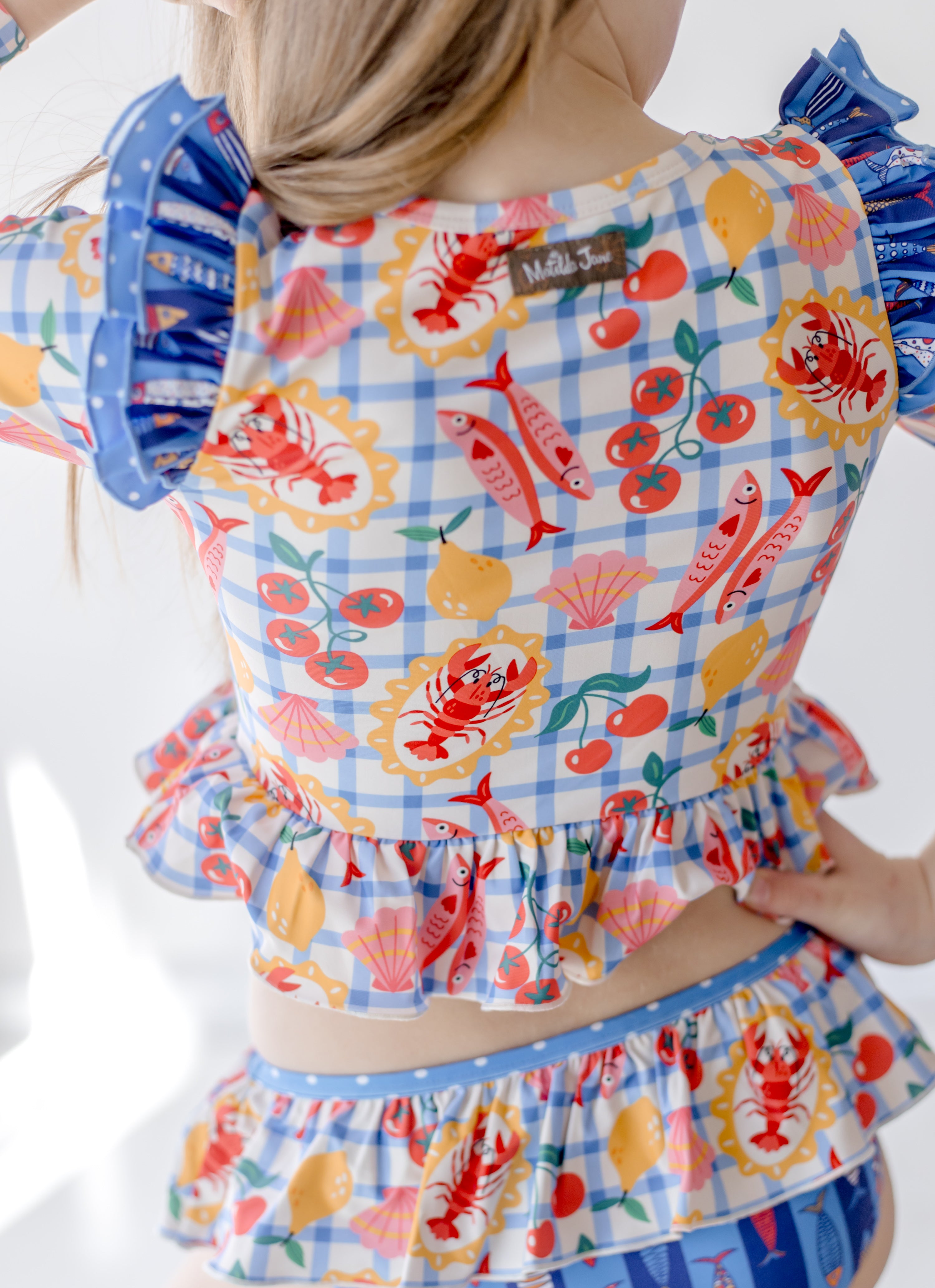 Rash Guard Swimsuit - Long Sleeve | Cherry Coast (Pre-Order)