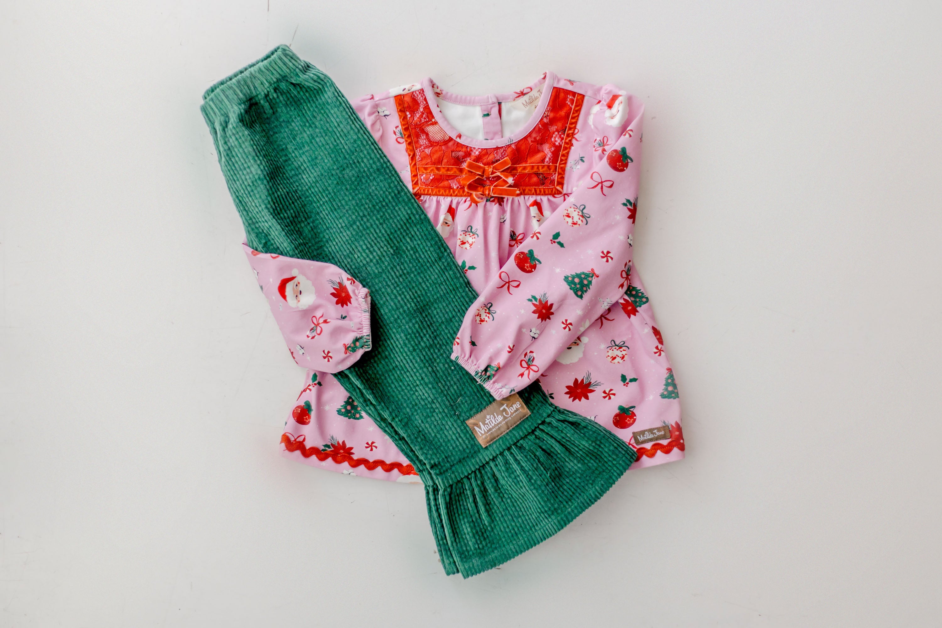 Rosy Cheeks & Jingles Lace Tunic