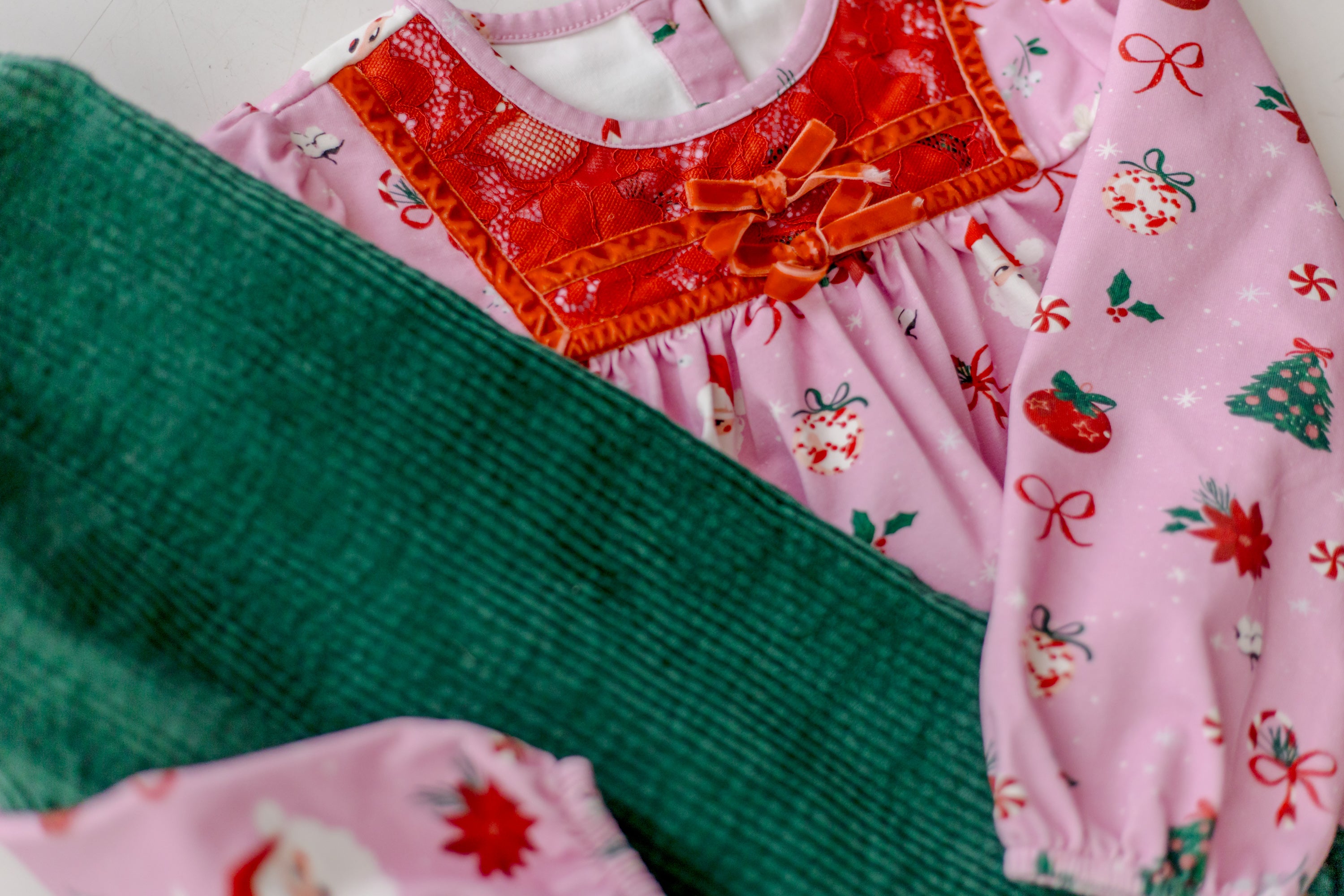Rosy Cheeks & Jingles Lace Tunic