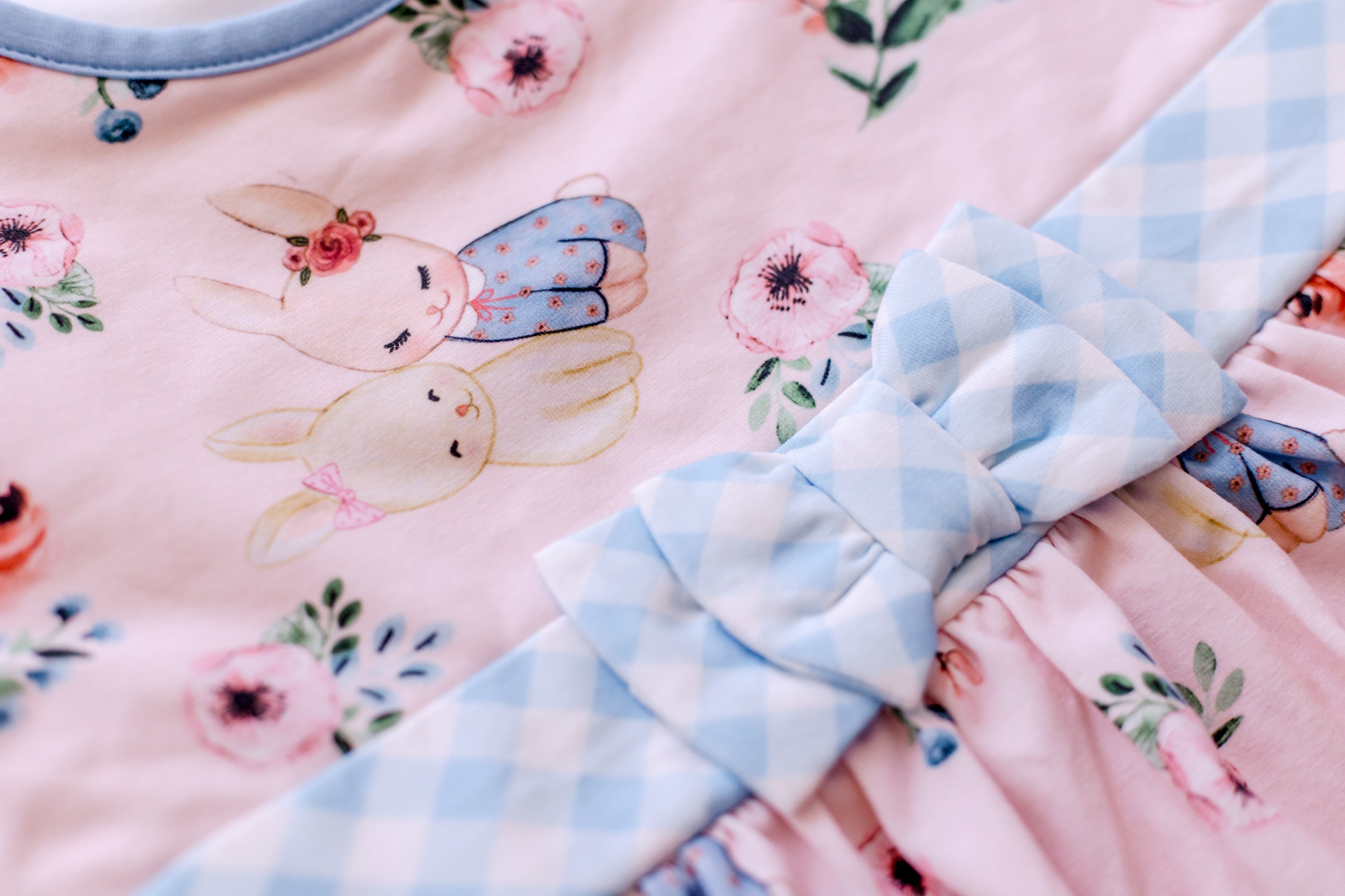 Some Bunny Loves You Bow Dress