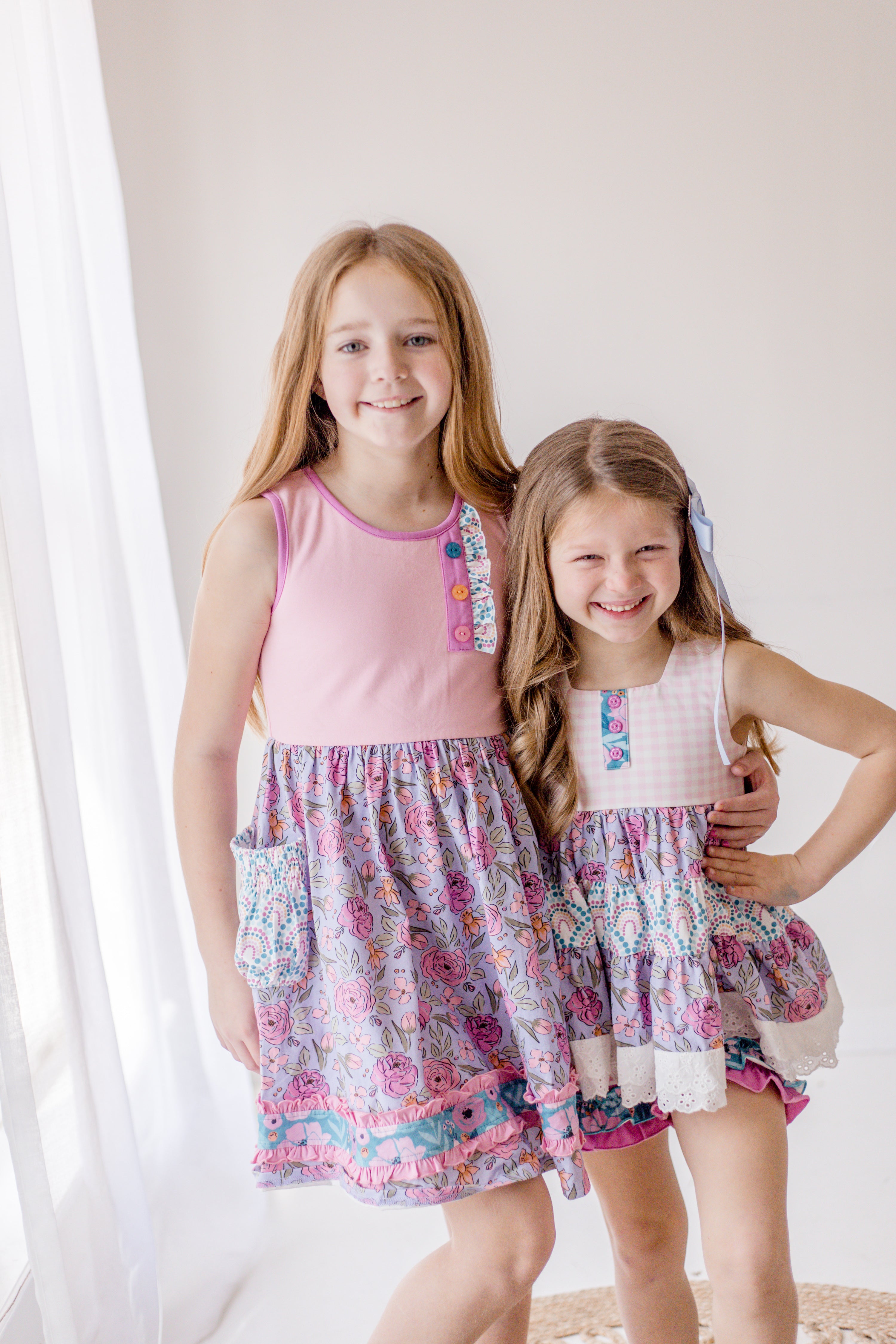 Live in Lavender Button Dress