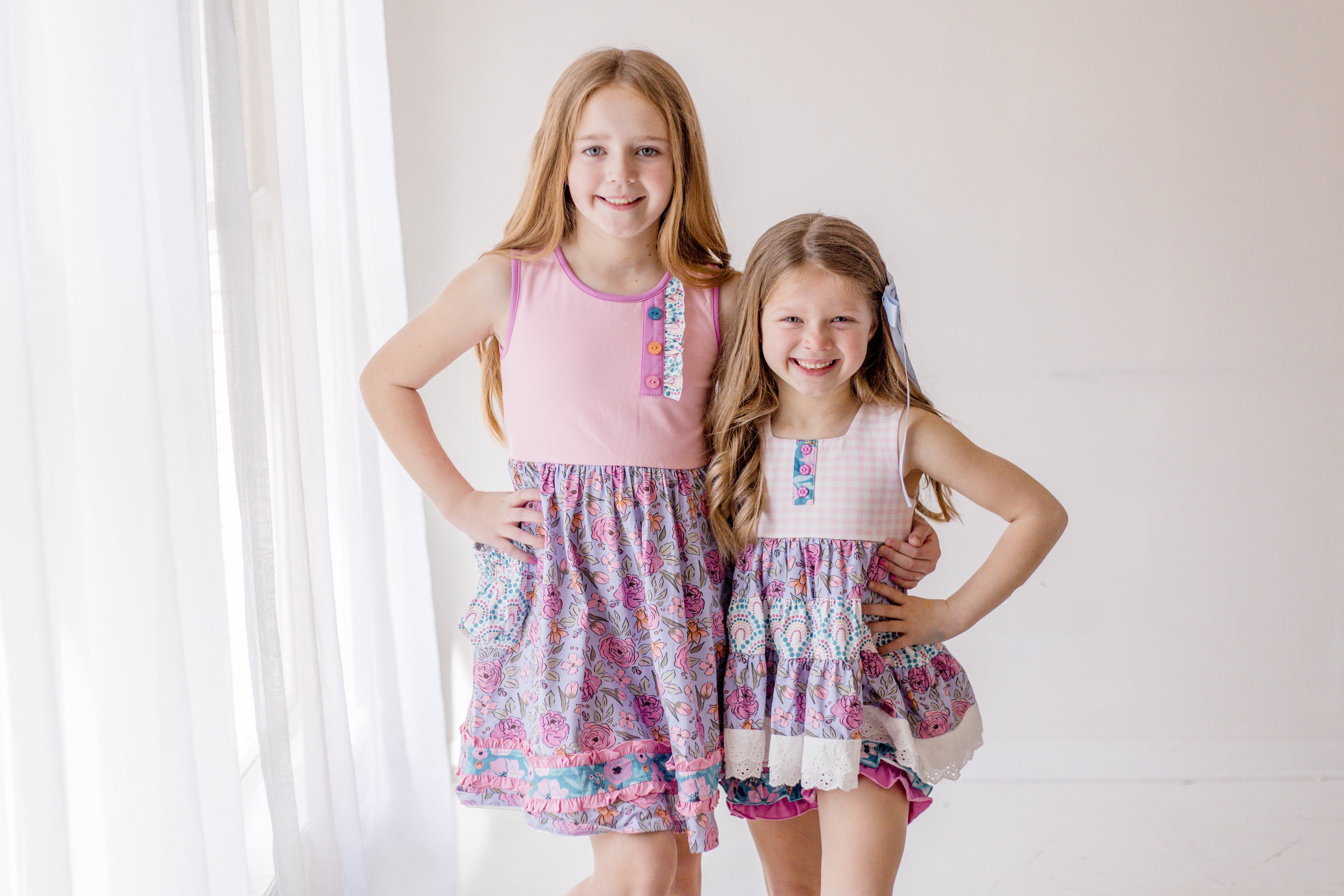 Live in Lavender Button Dress