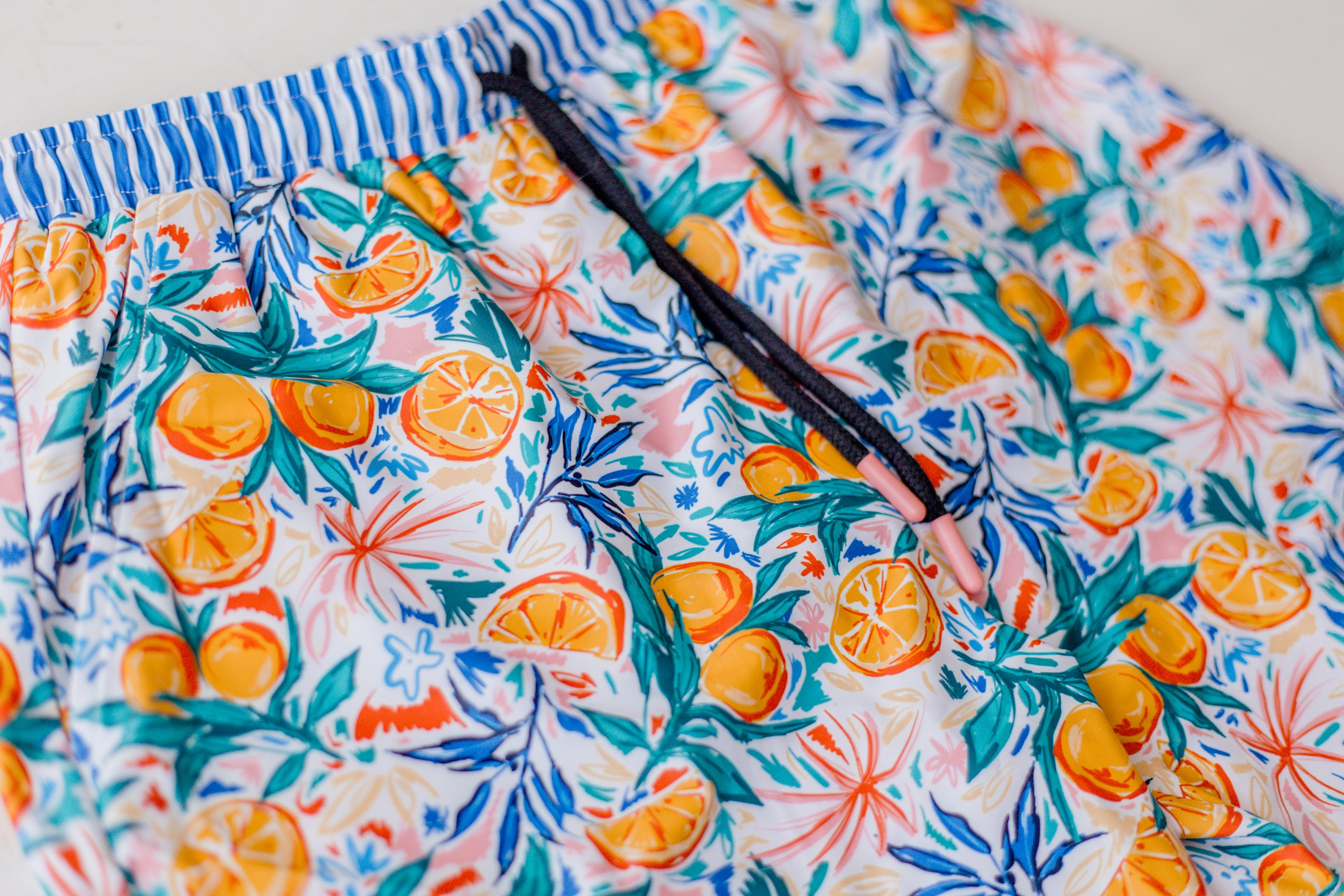 Squeeze The Day Boy's Swim Trunks