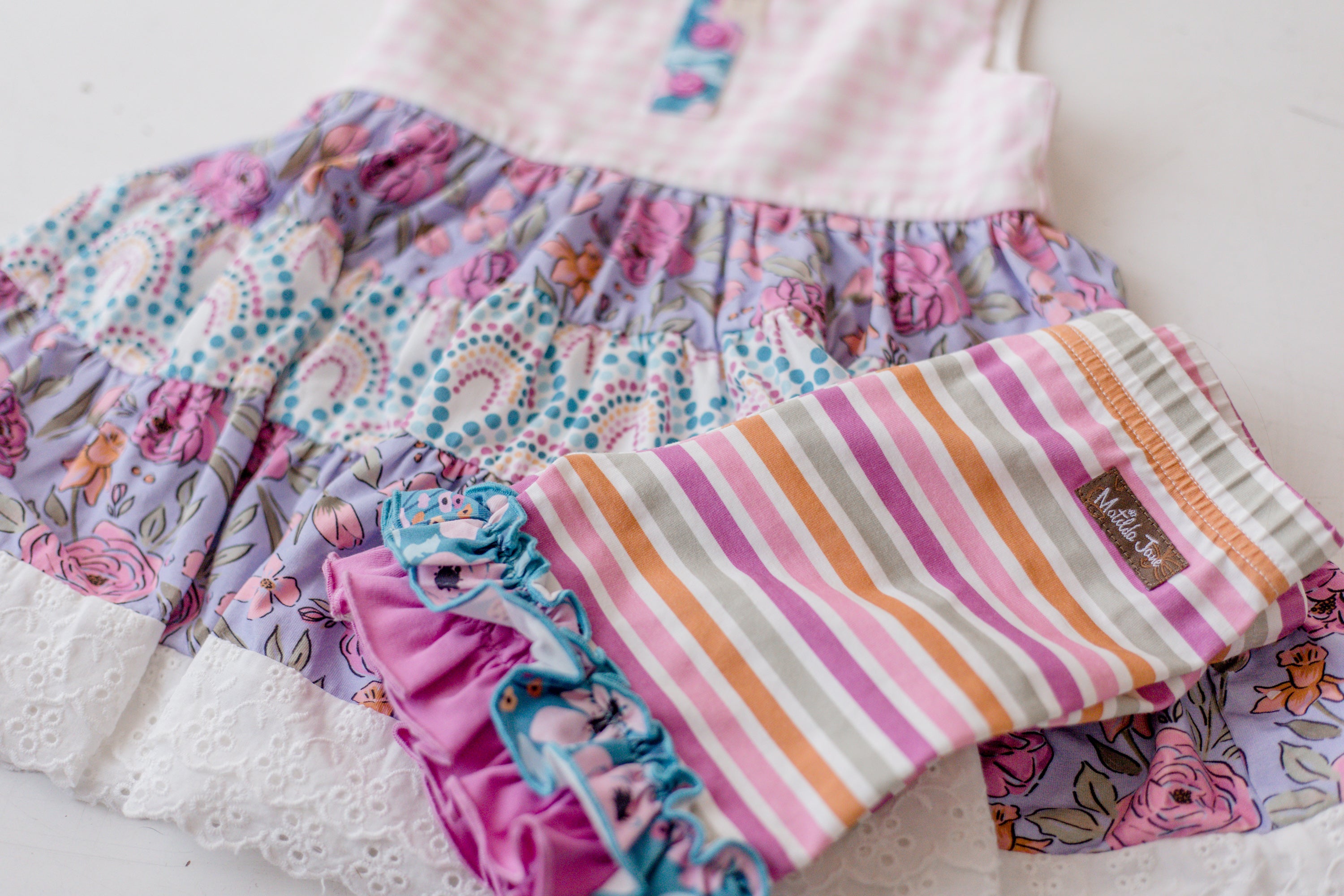 Live in Lavender Ruffle Shorties