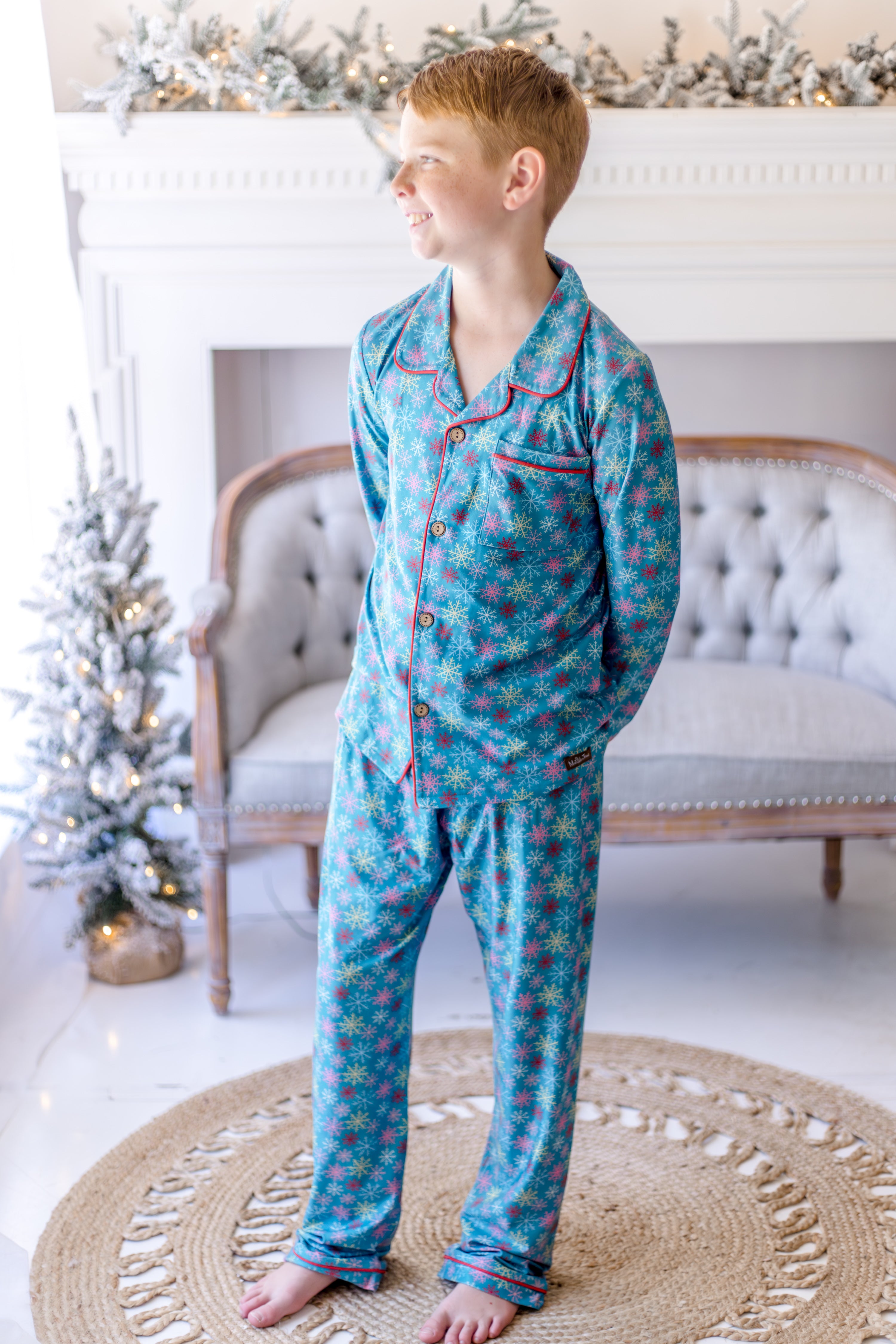 Boys Snowflake Forest Fun Lounge Set