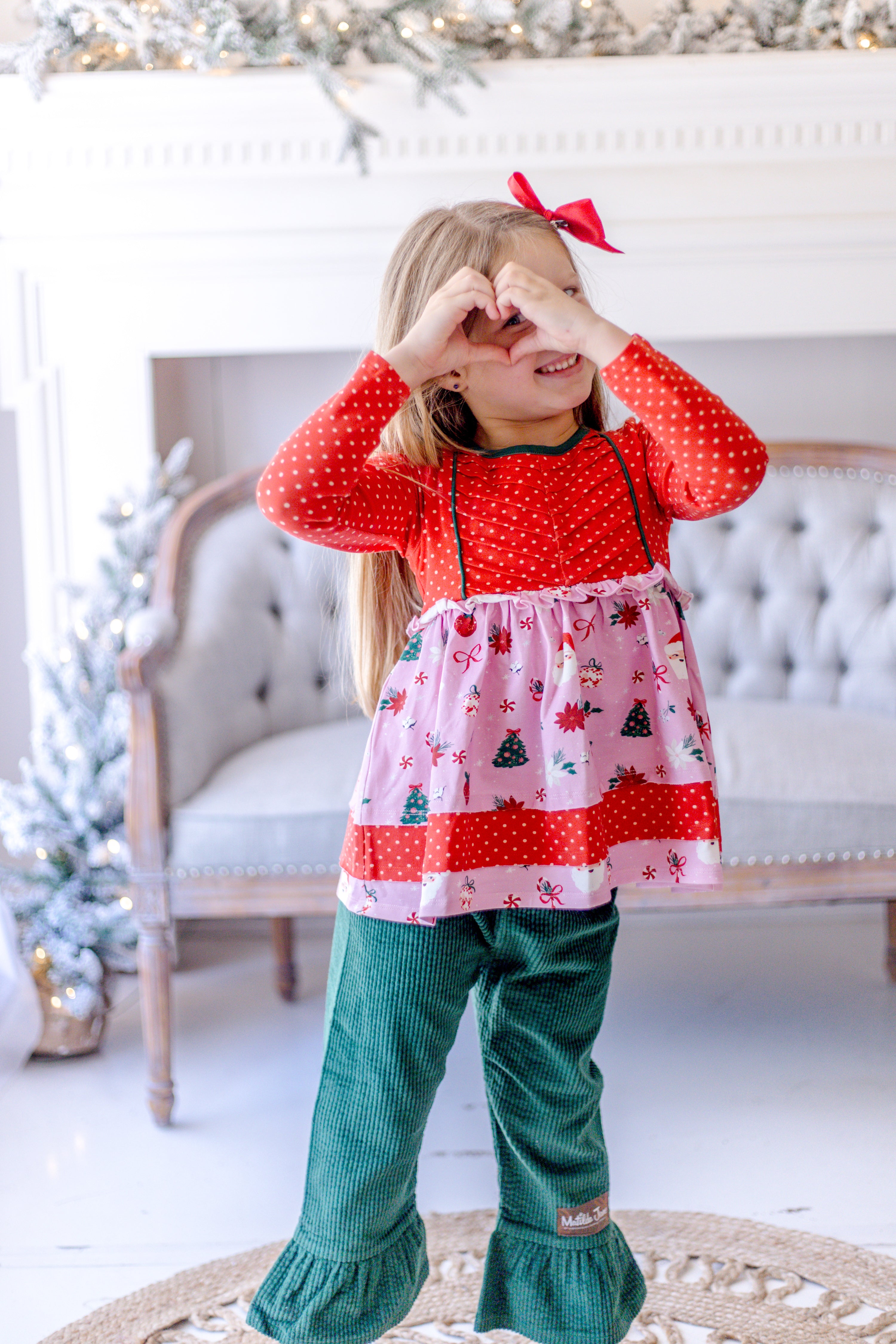 Emerald Eve Corduroy Big Ruffles