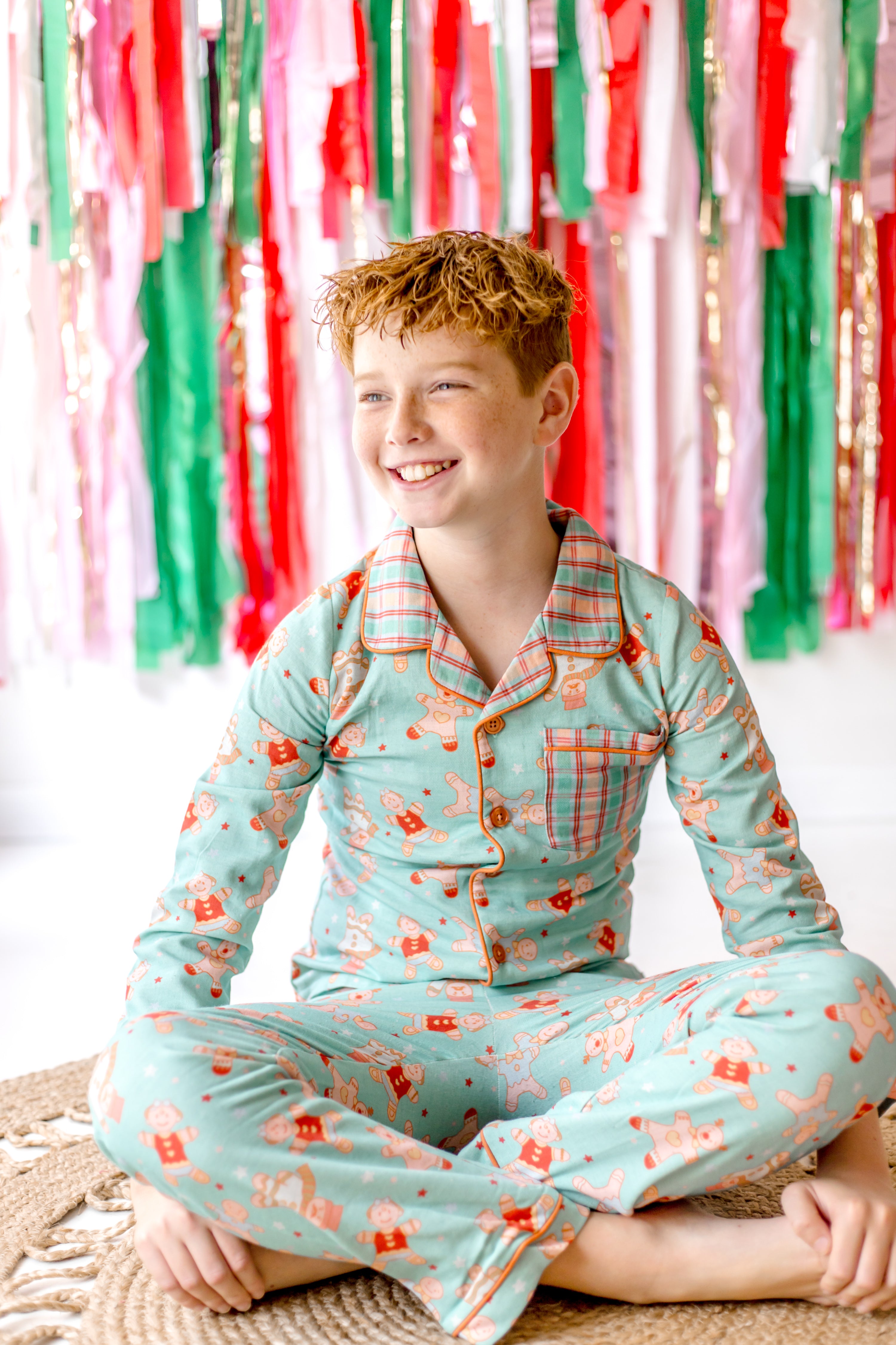 Boy's Not So Cookie Cutter Flannel Lounge Set (Pre-Order)