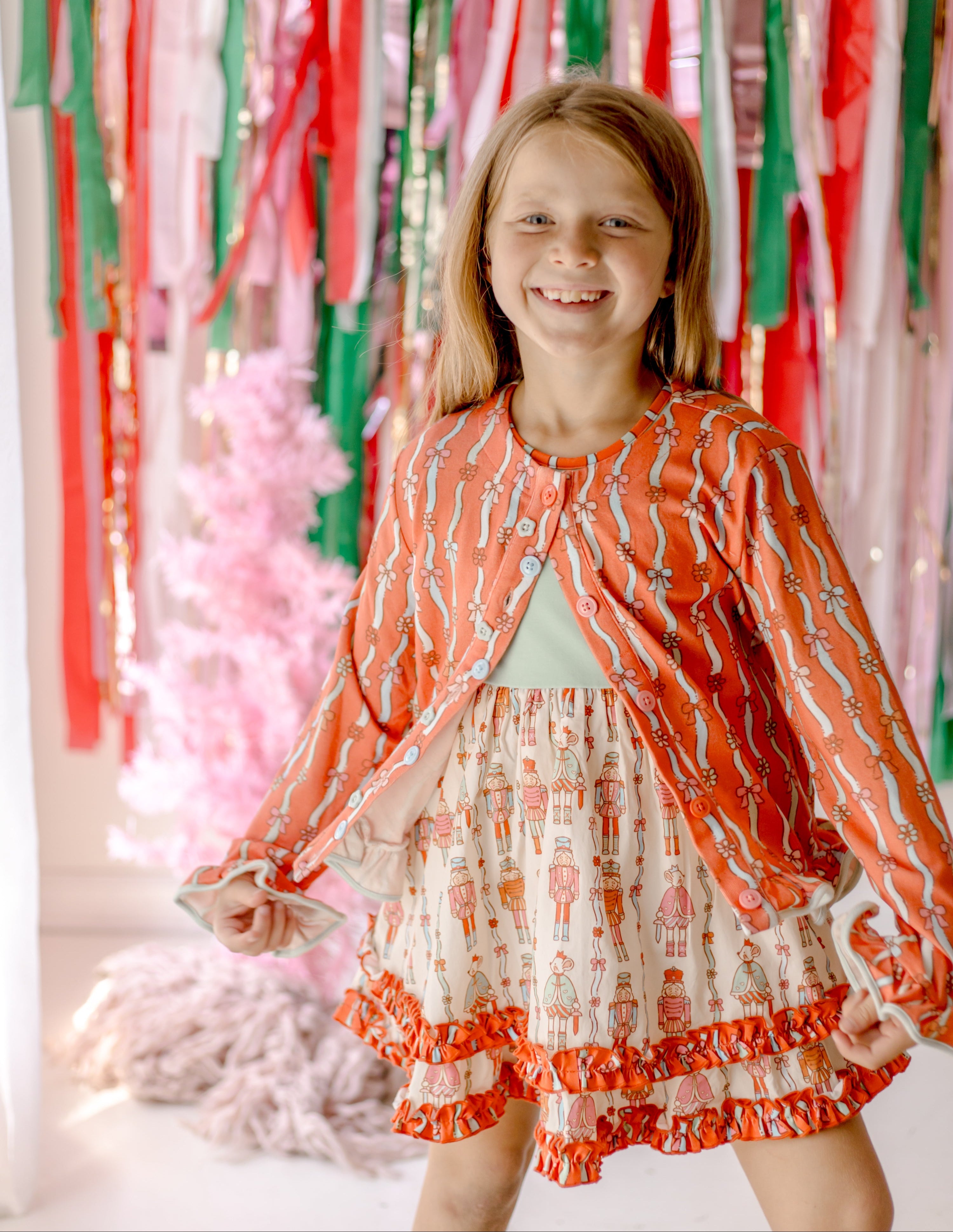 Bows In A Row Cardigan (Pre-Order)