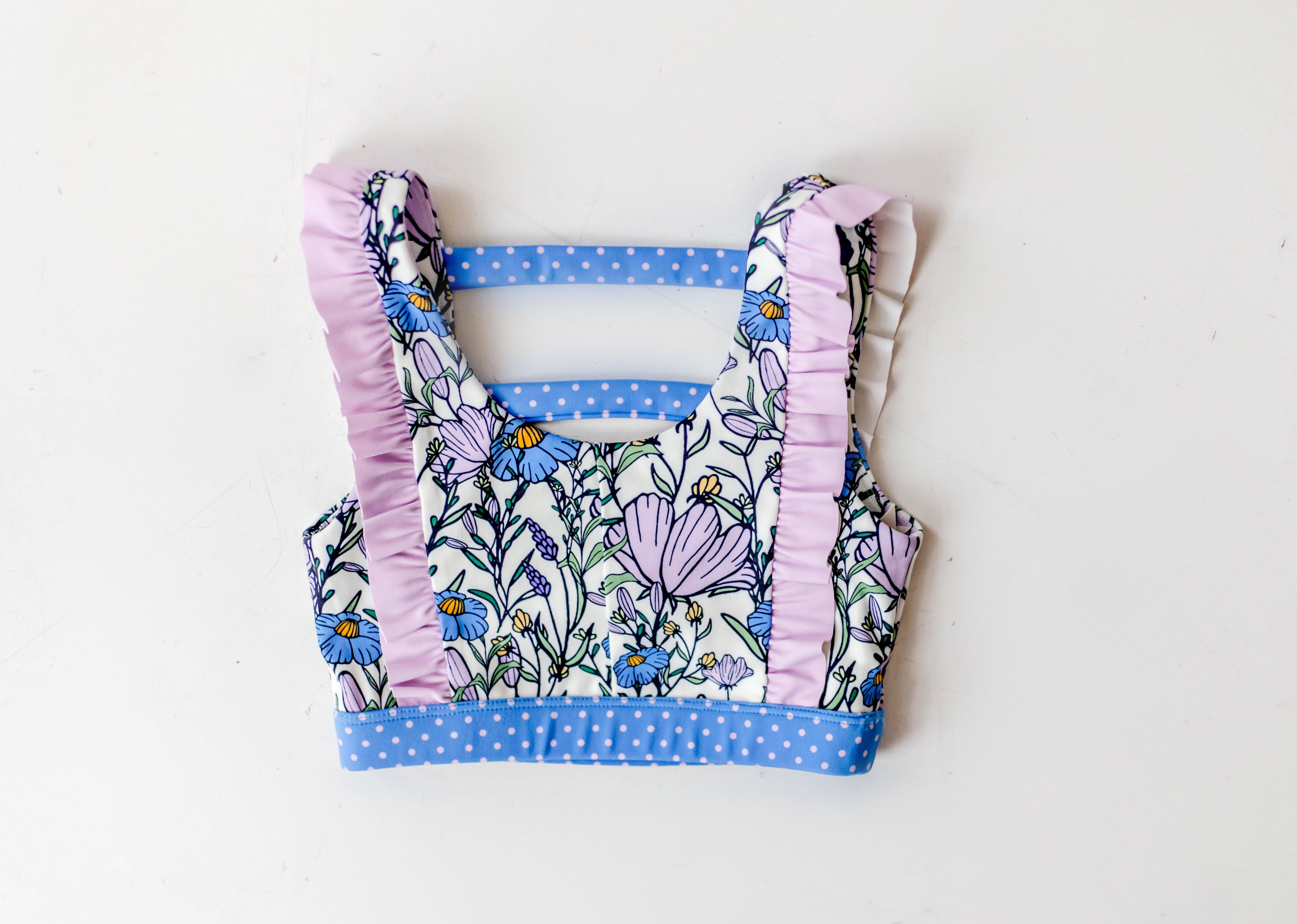 Blueberry Dot Active Top (Runs Small)