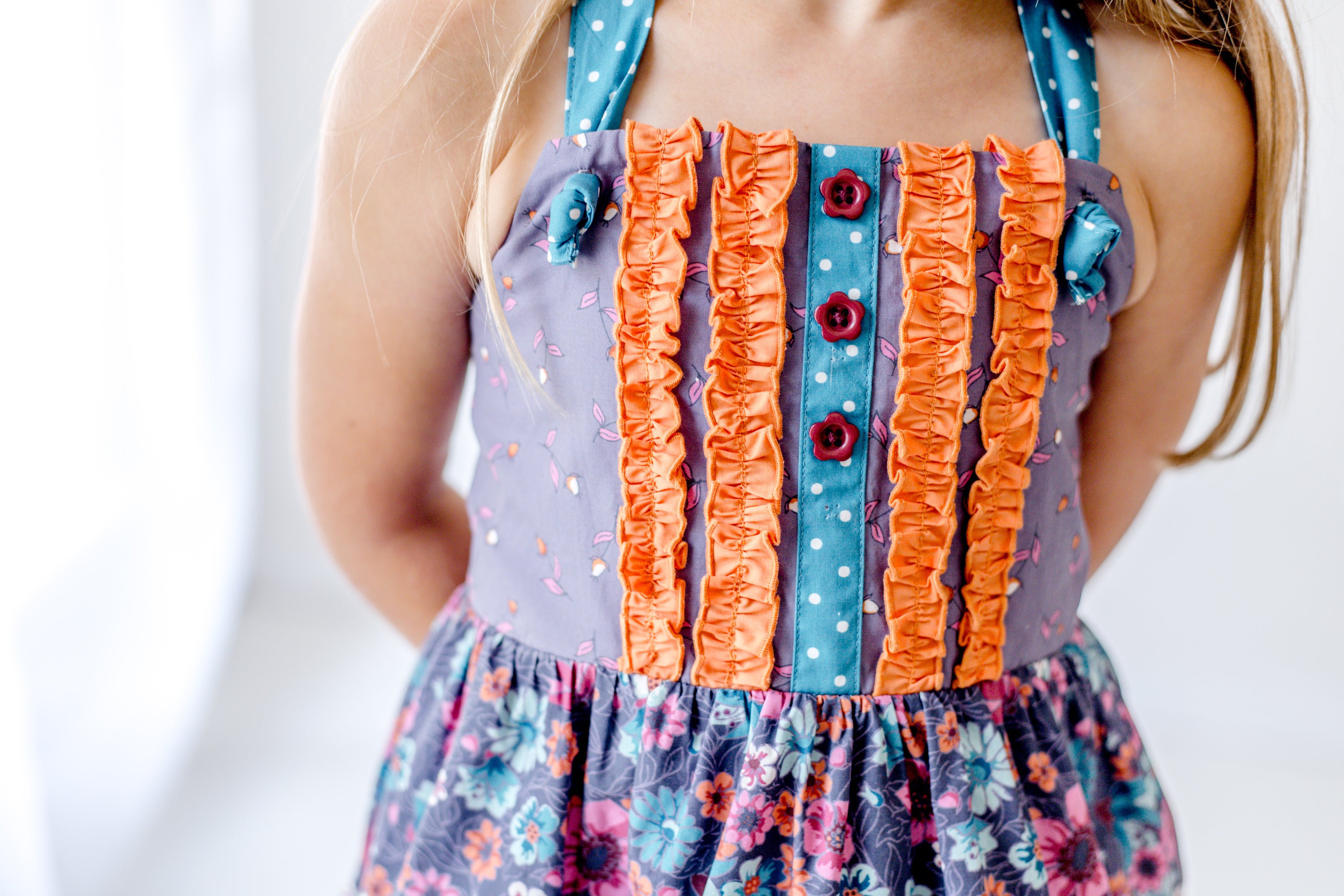Forest Of Turquoise Dreams Knot Dress