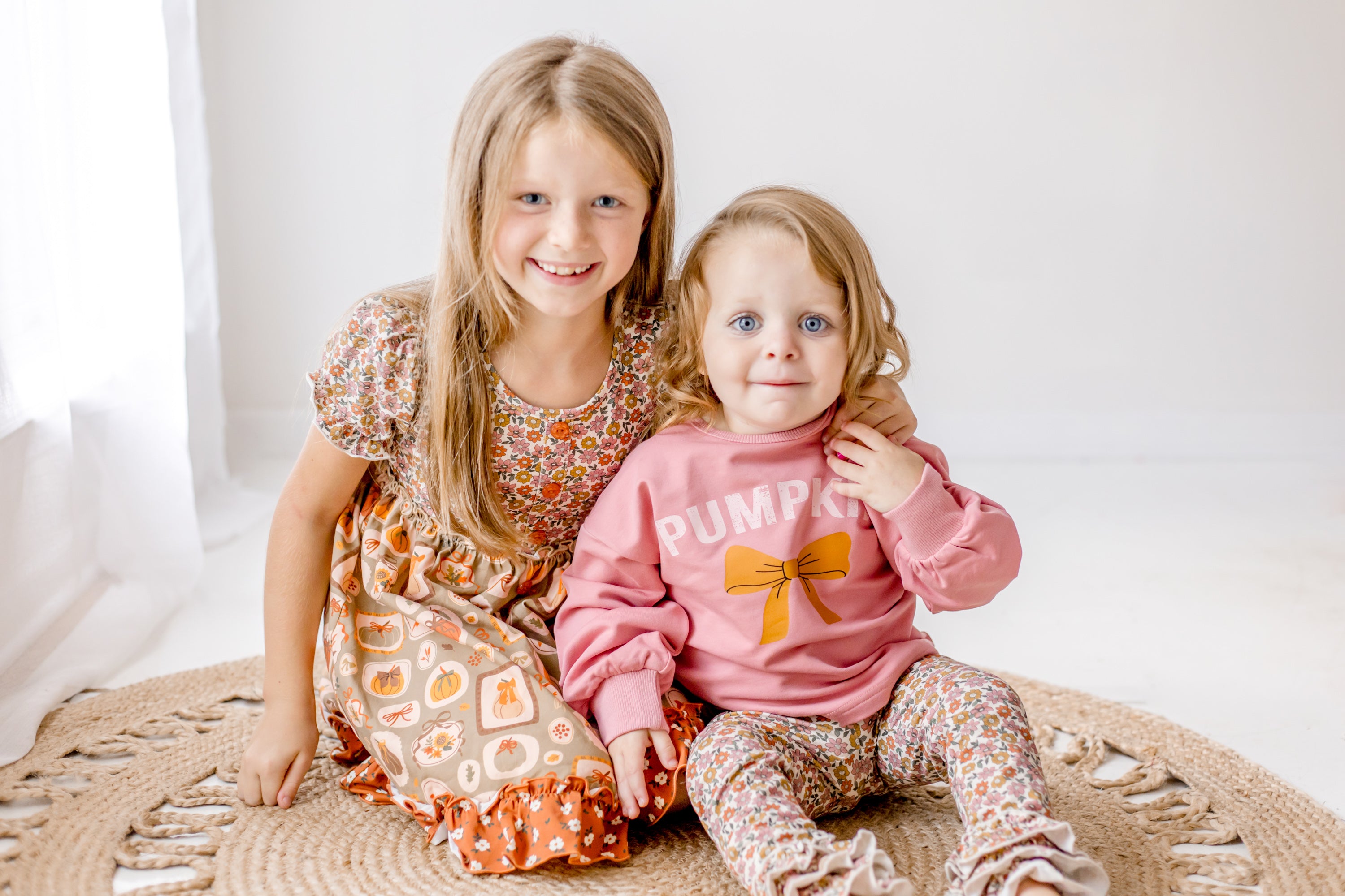 Ditsy Ruffle Roots Benny Leggings (Pre-Order)