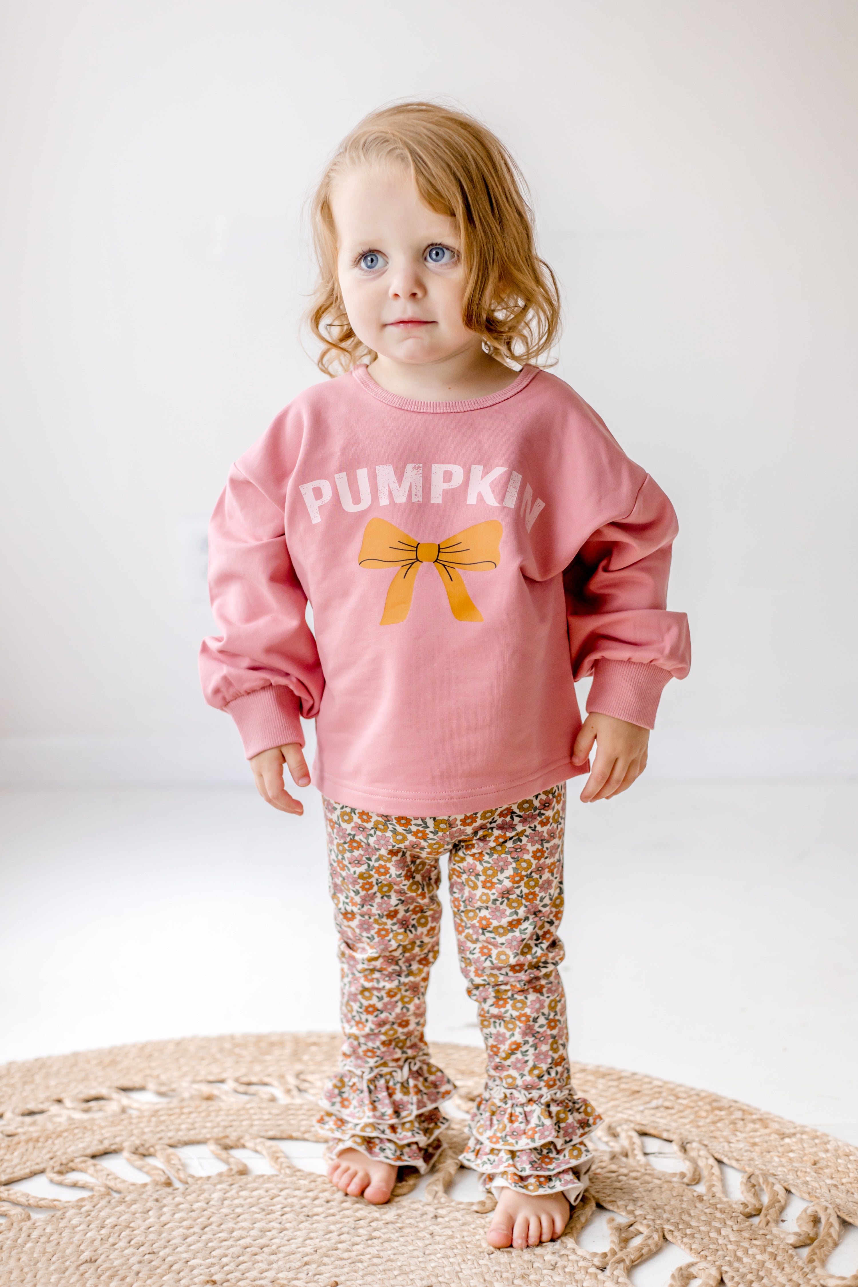 Ditsy Ruffle Roots Benny Leggings (Pre-Order)