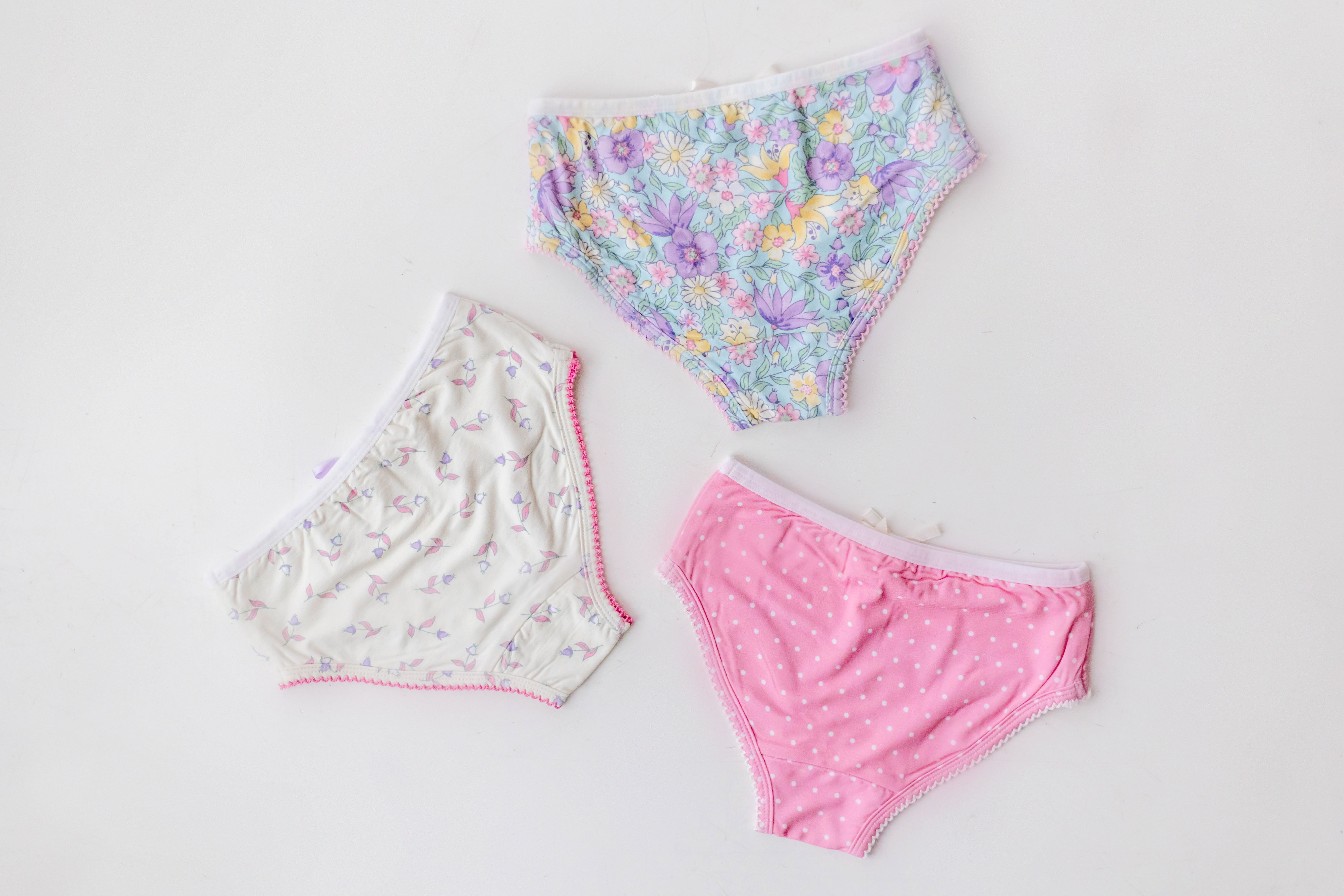 Girls Bikini Brief Underwear | Spring Fling (Set of 3)