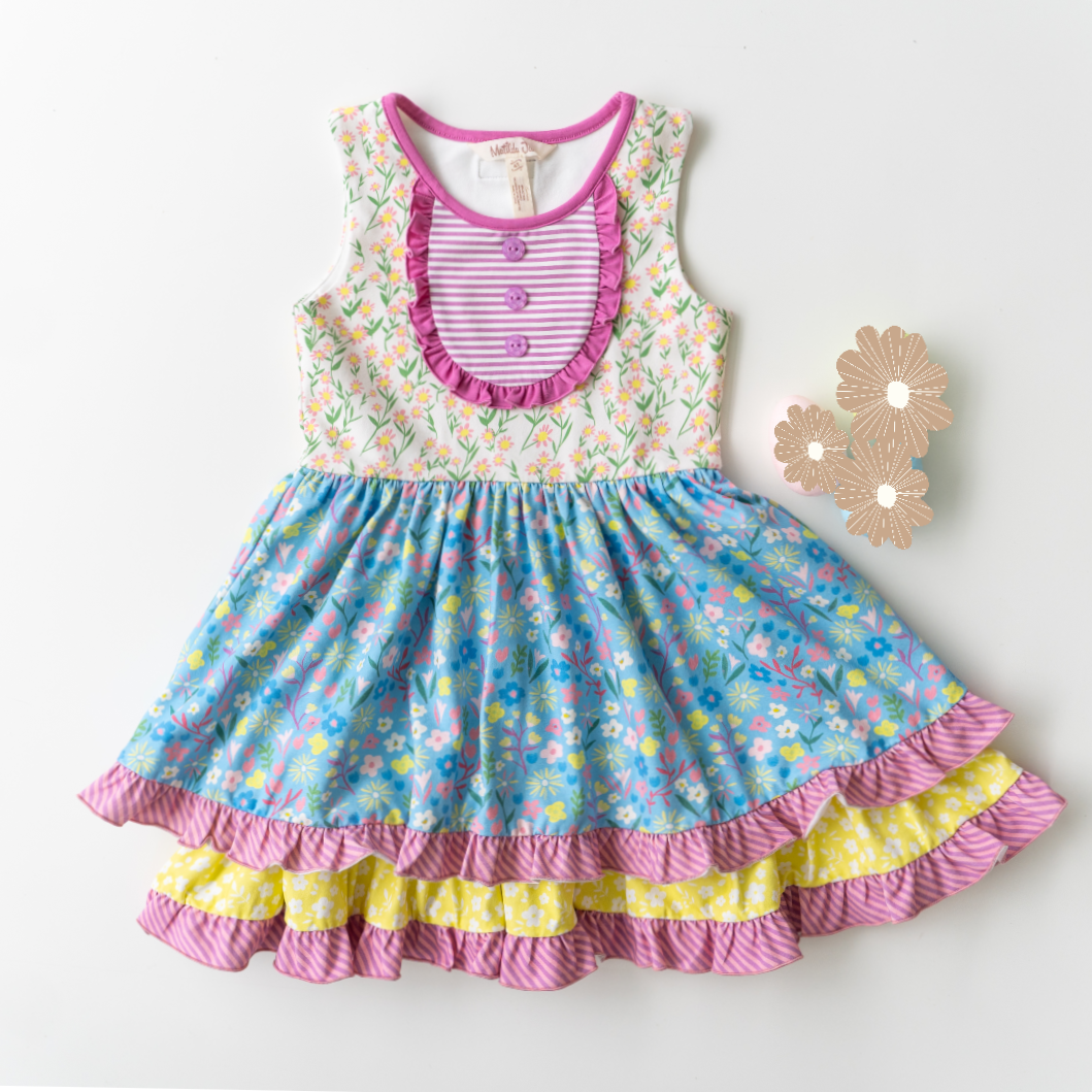 Joyful Jamboree Ruffle Dress