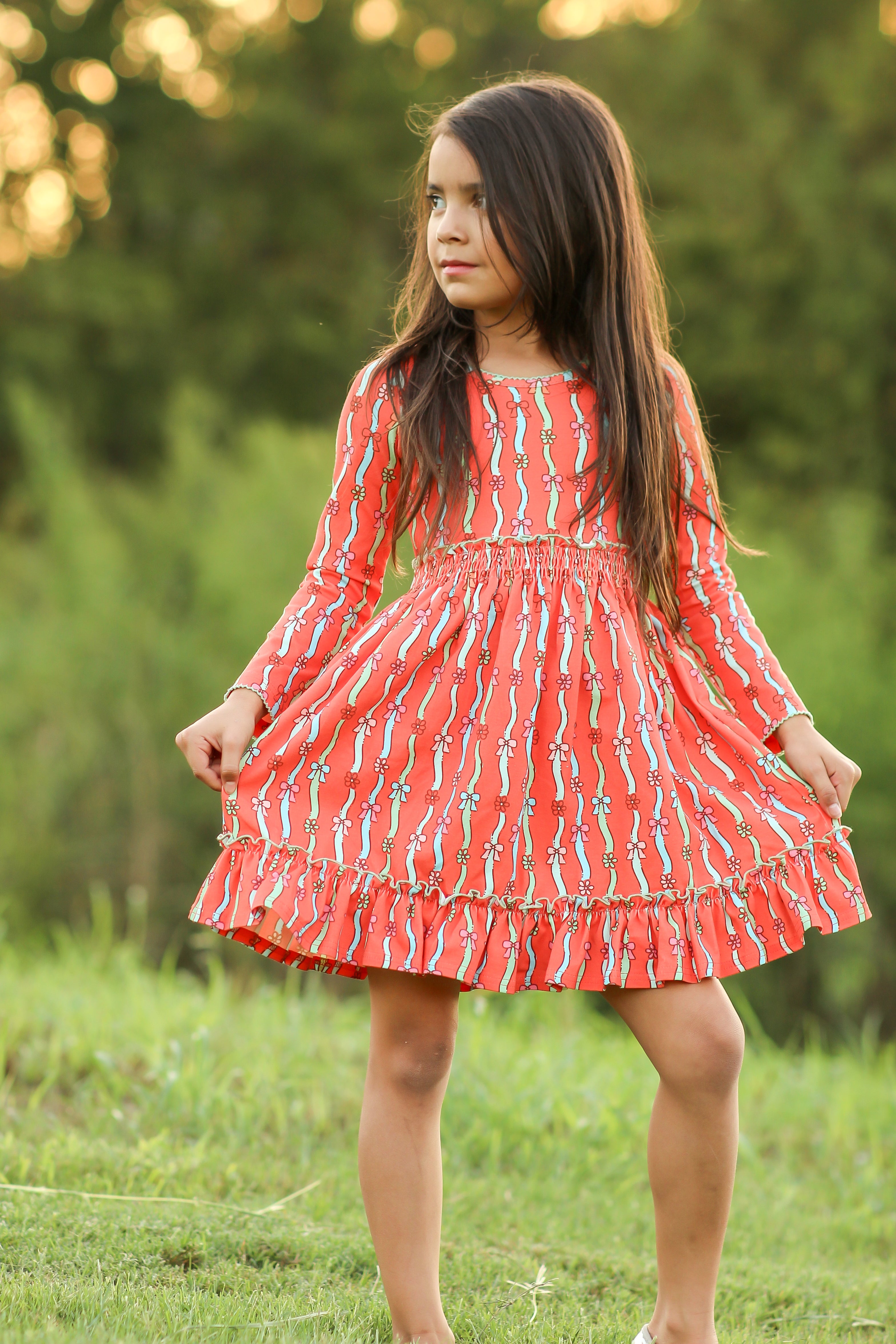 Bows In A Row Lap Dress (Pre-Order)