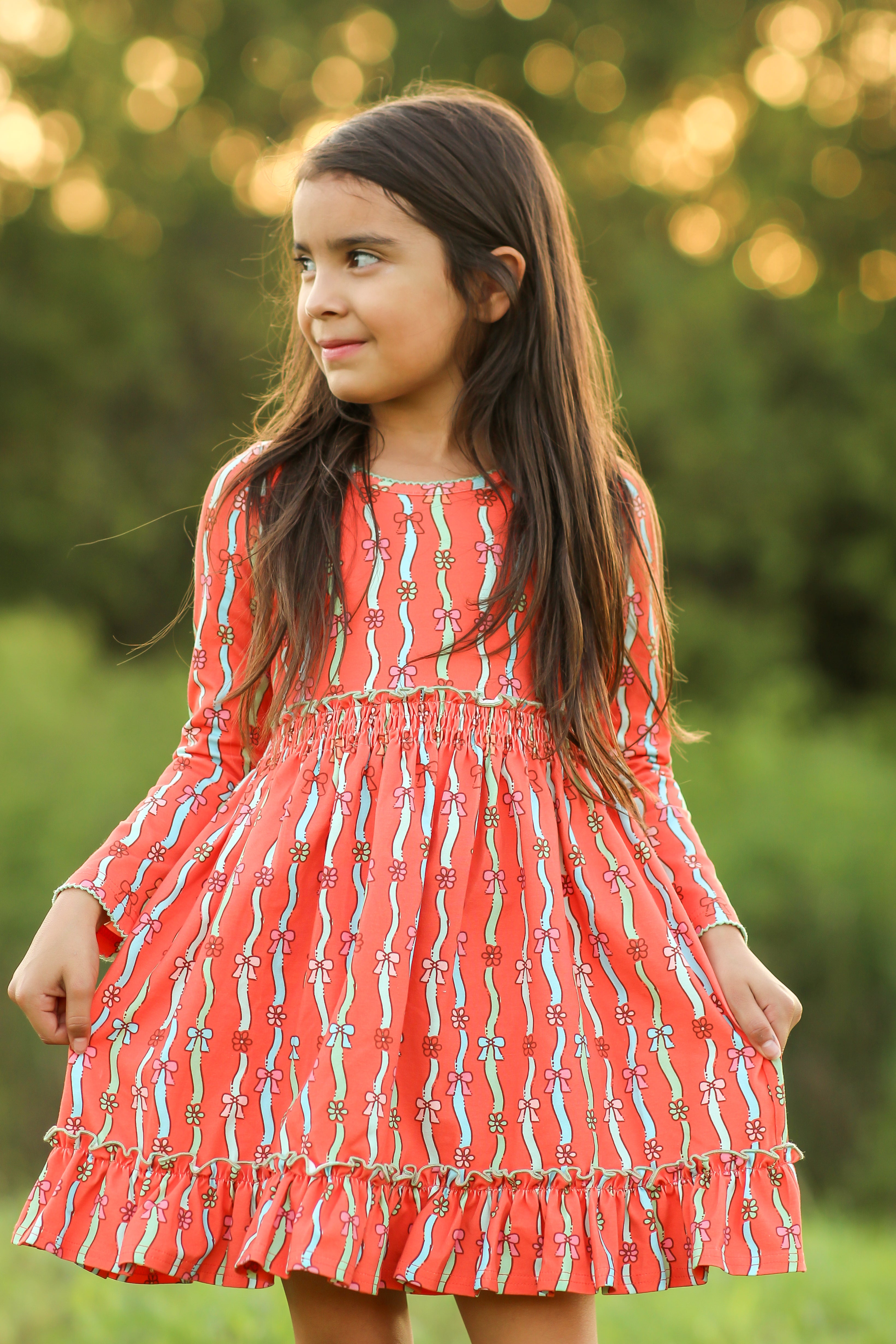 Bows In A Row Lap Dress (Pre-Order)