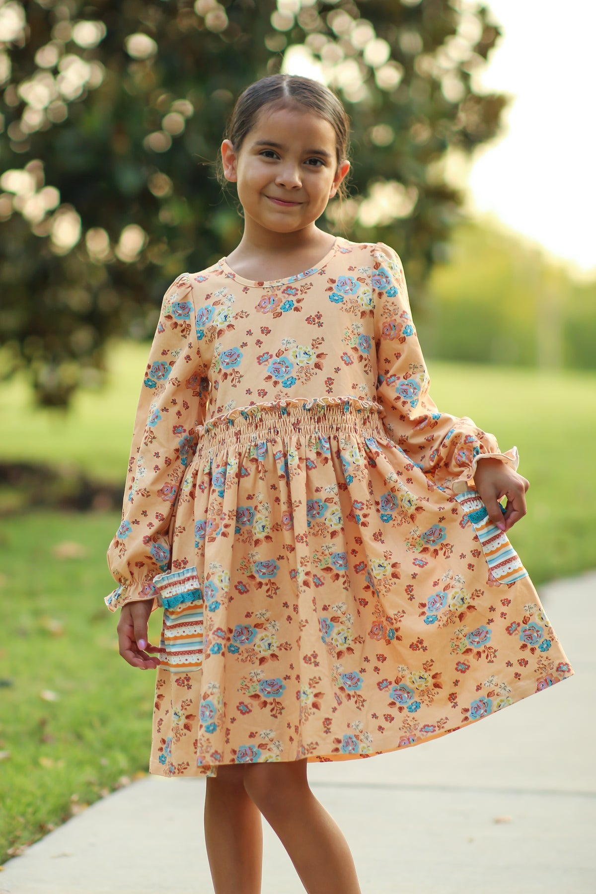 Honey Blossom Lap Dress (Pre-Order)