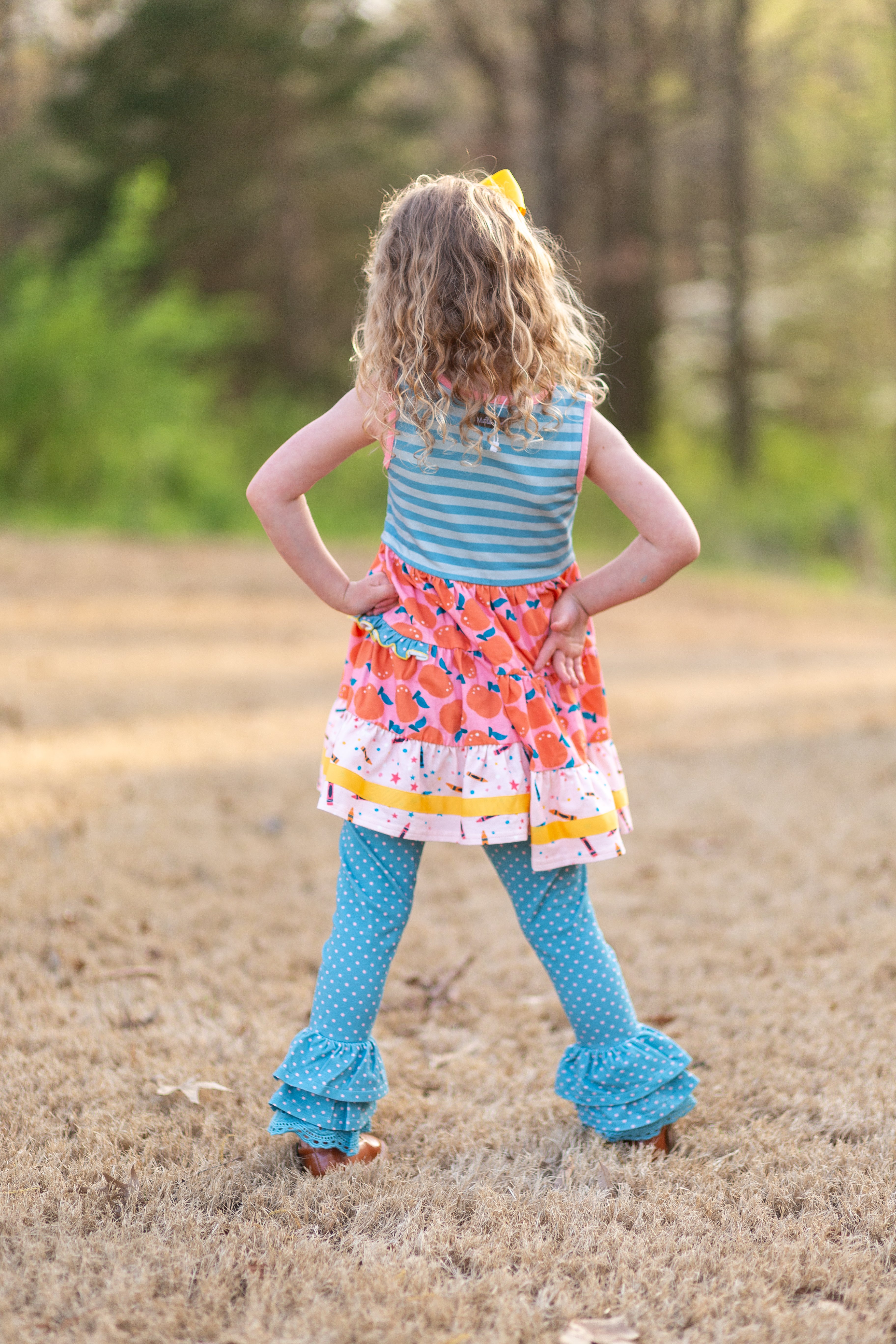 Apple of My Eye Button Dress
