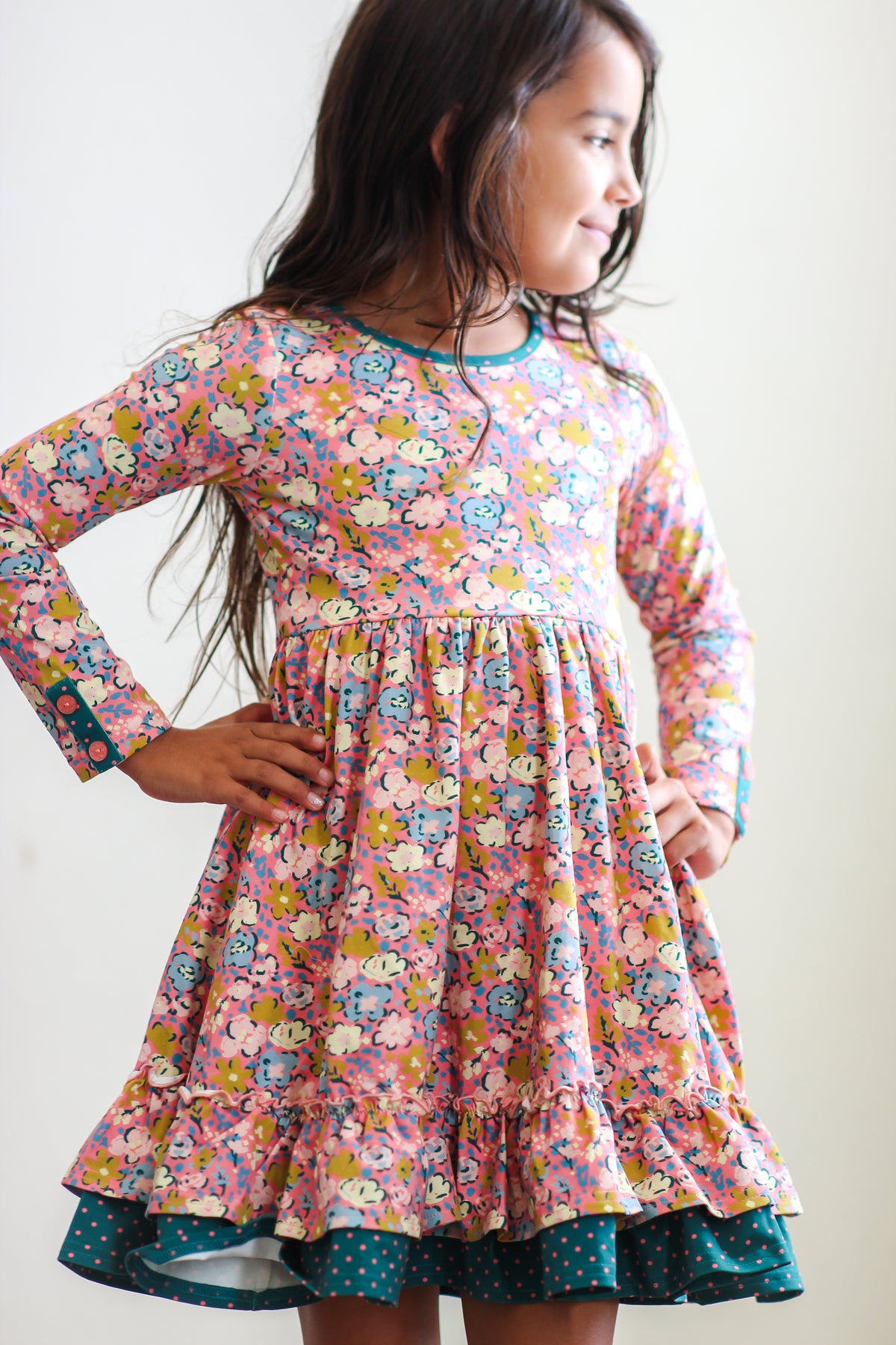Floral Tangle Lap Dress