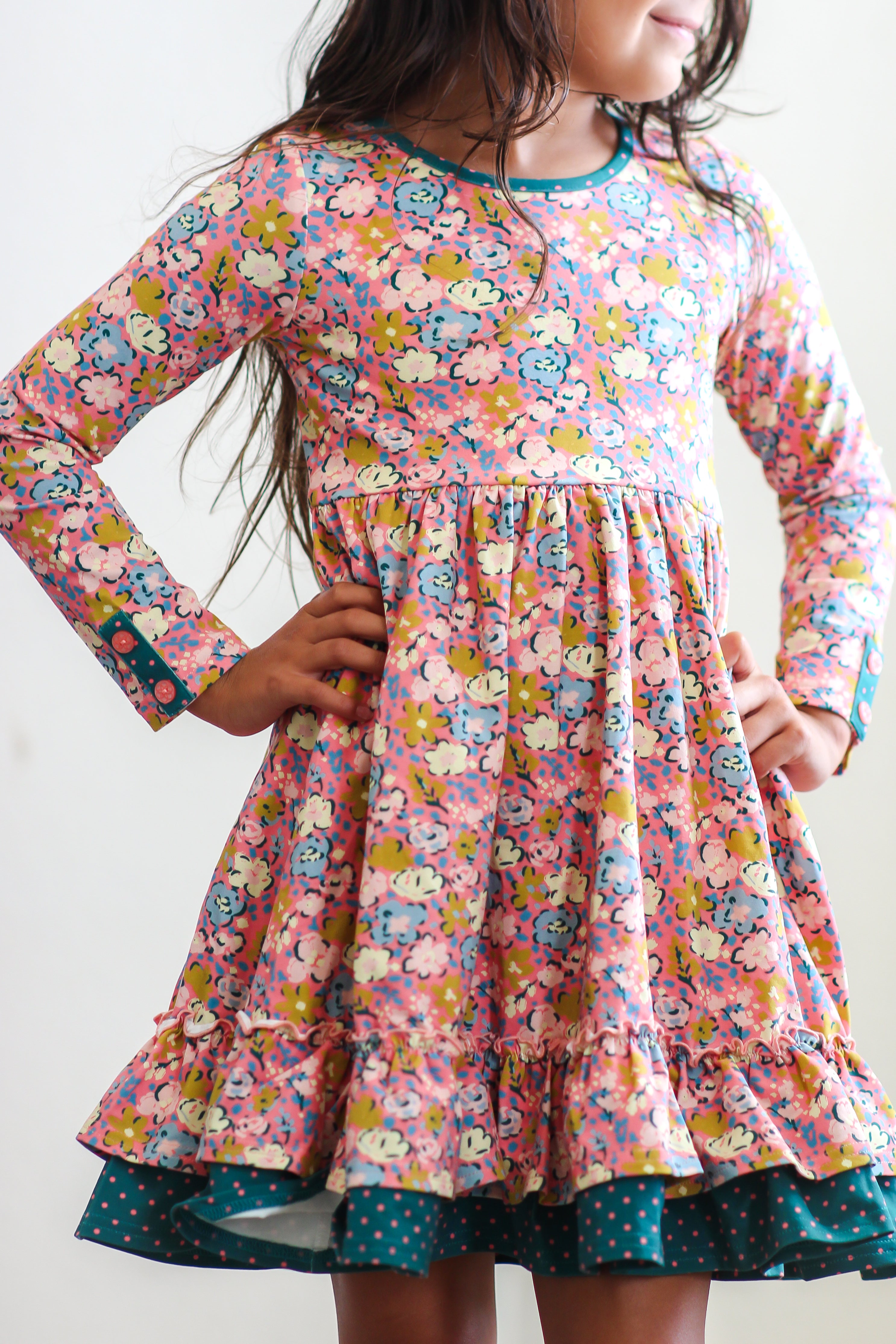 Floral Tangle Lap Dress