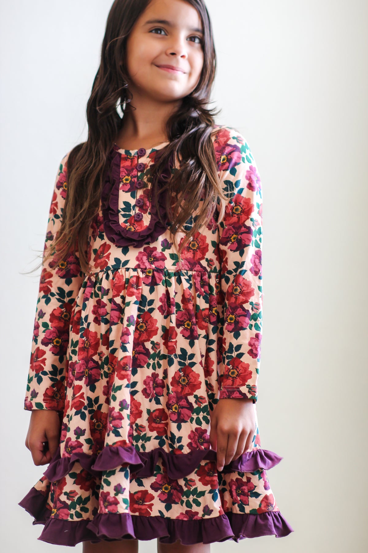 Cranberry Cottage Ruffle Dress (Pre-Order)