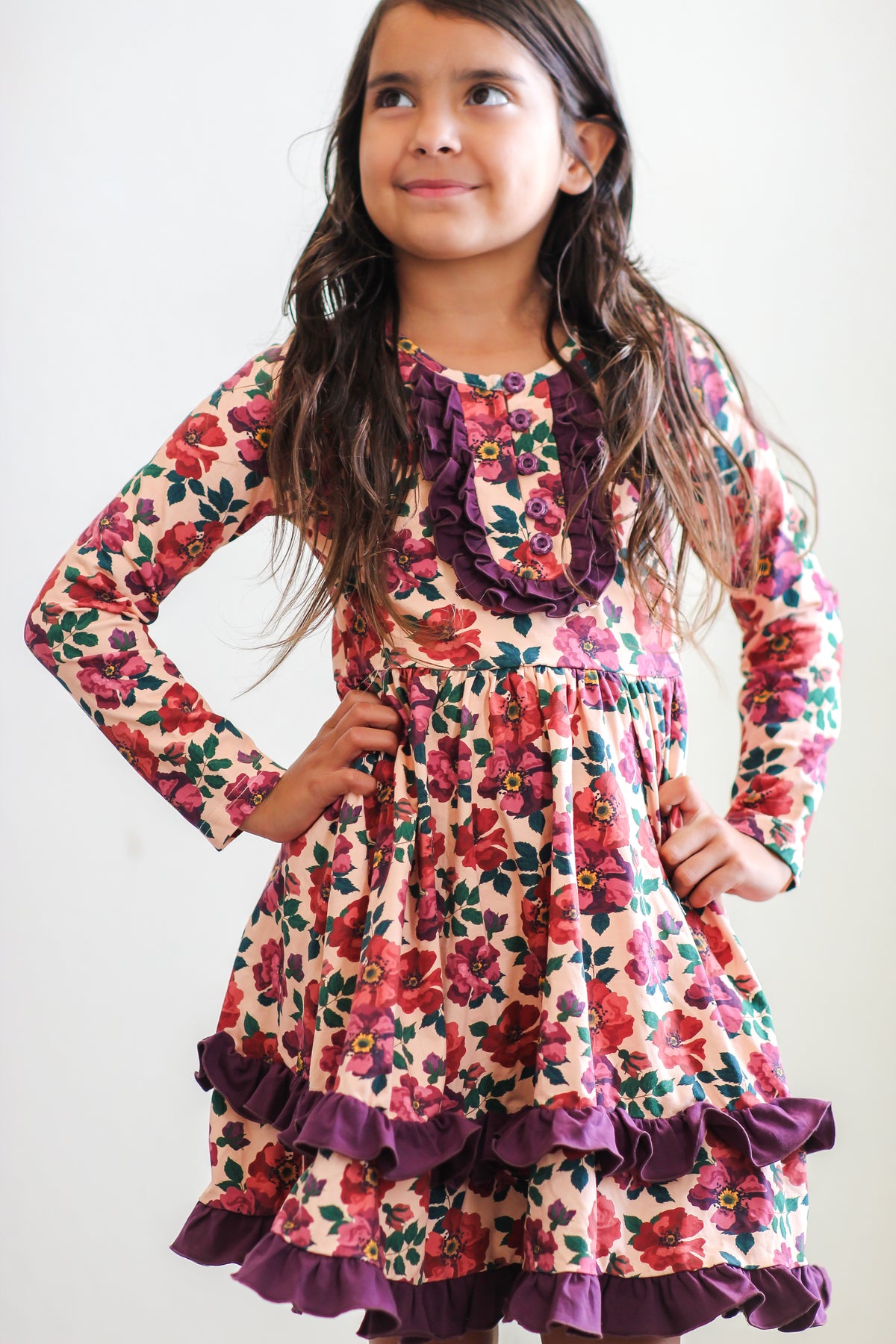 Cranberry Cottage Ruffle Dress (Pre-Order)