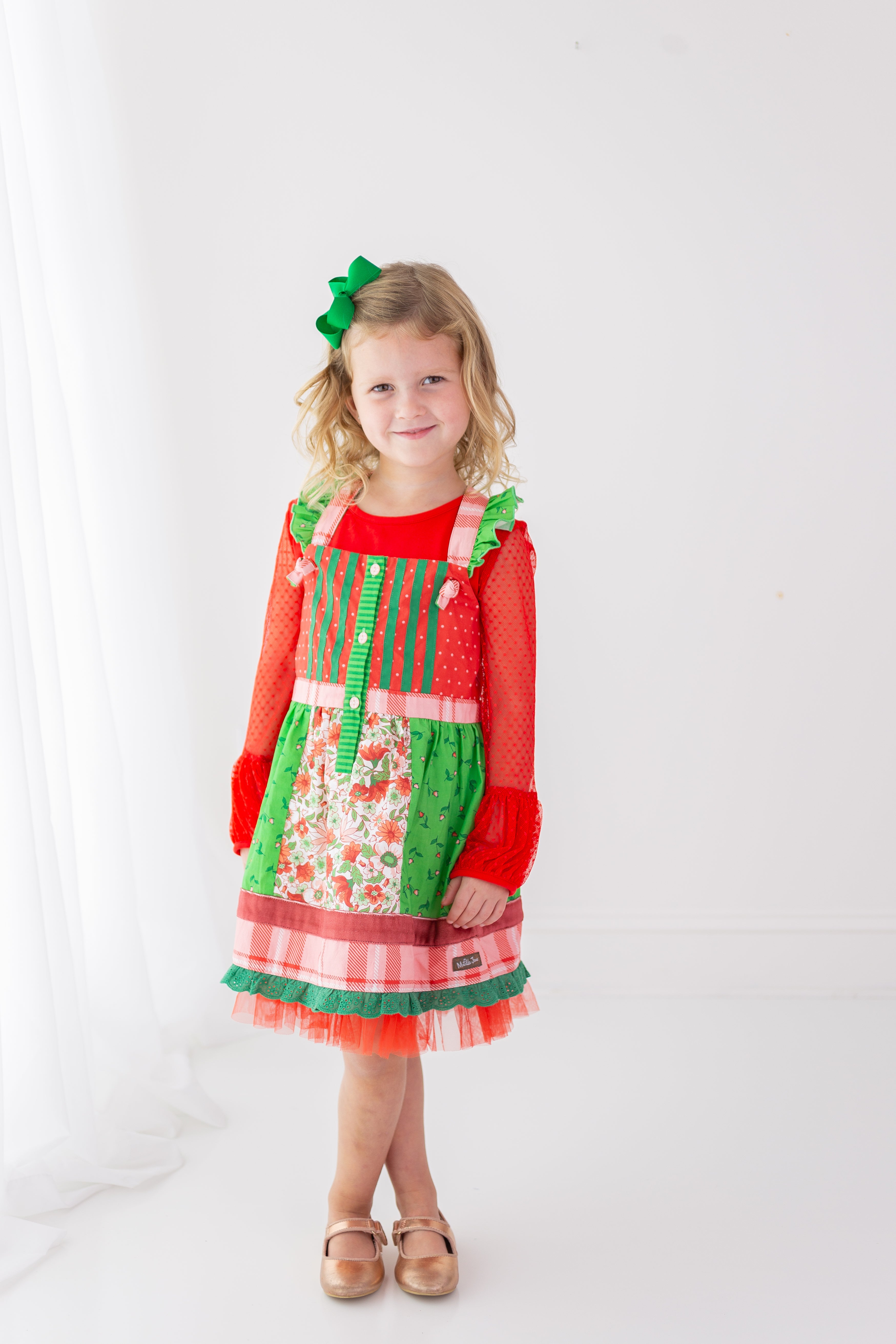 Scarlet Sleigh Ride Lace Tee