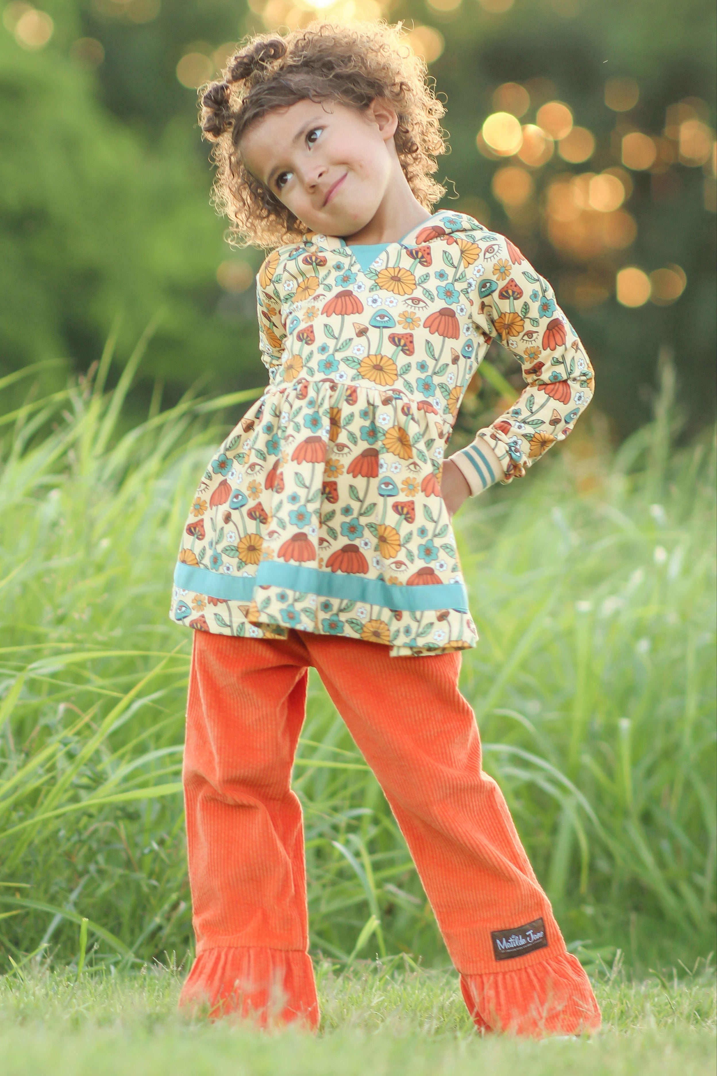 Boogie & Bloom Corduroy Big Ruffles