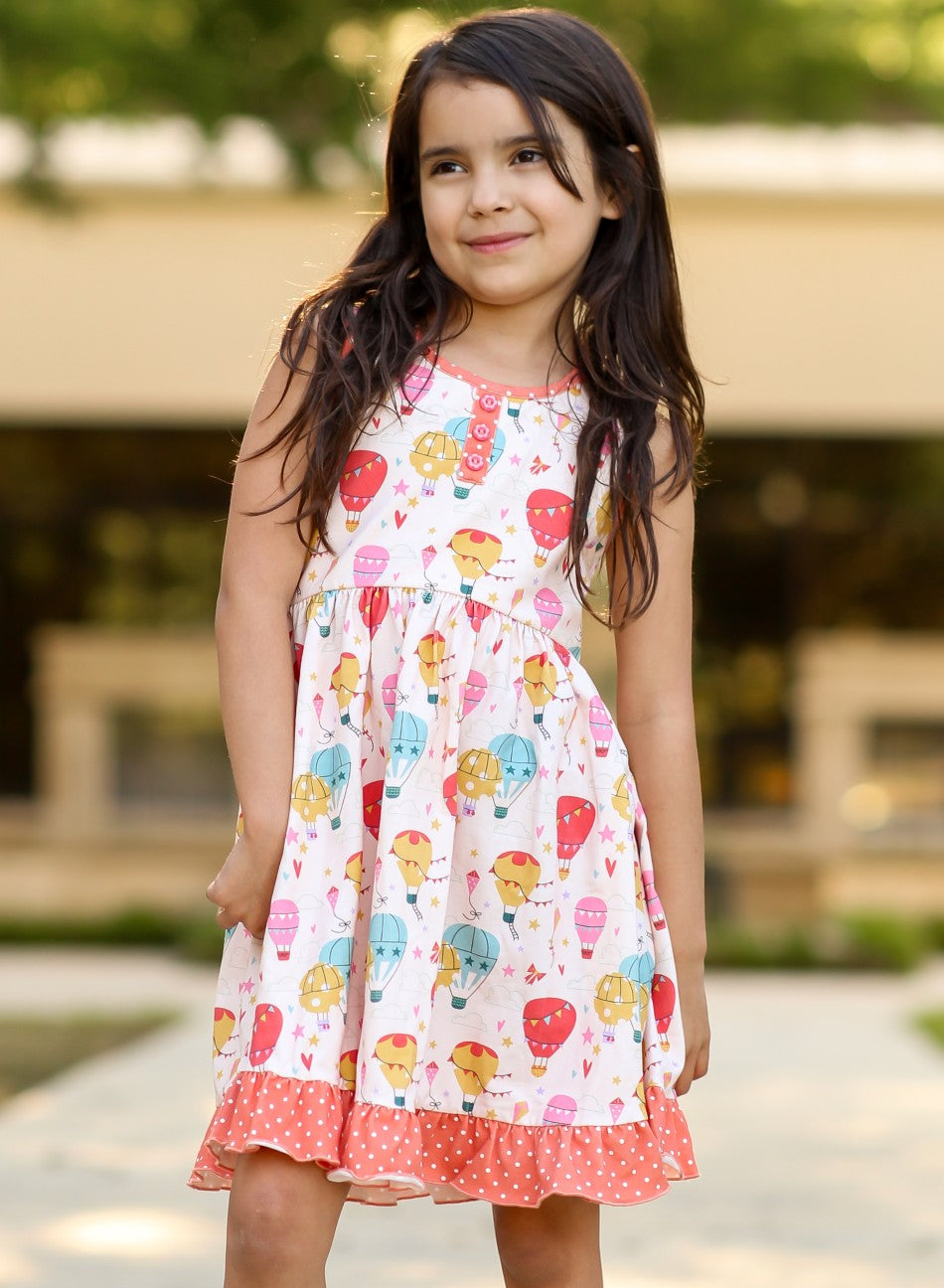 Skyward Dreams Button Dress