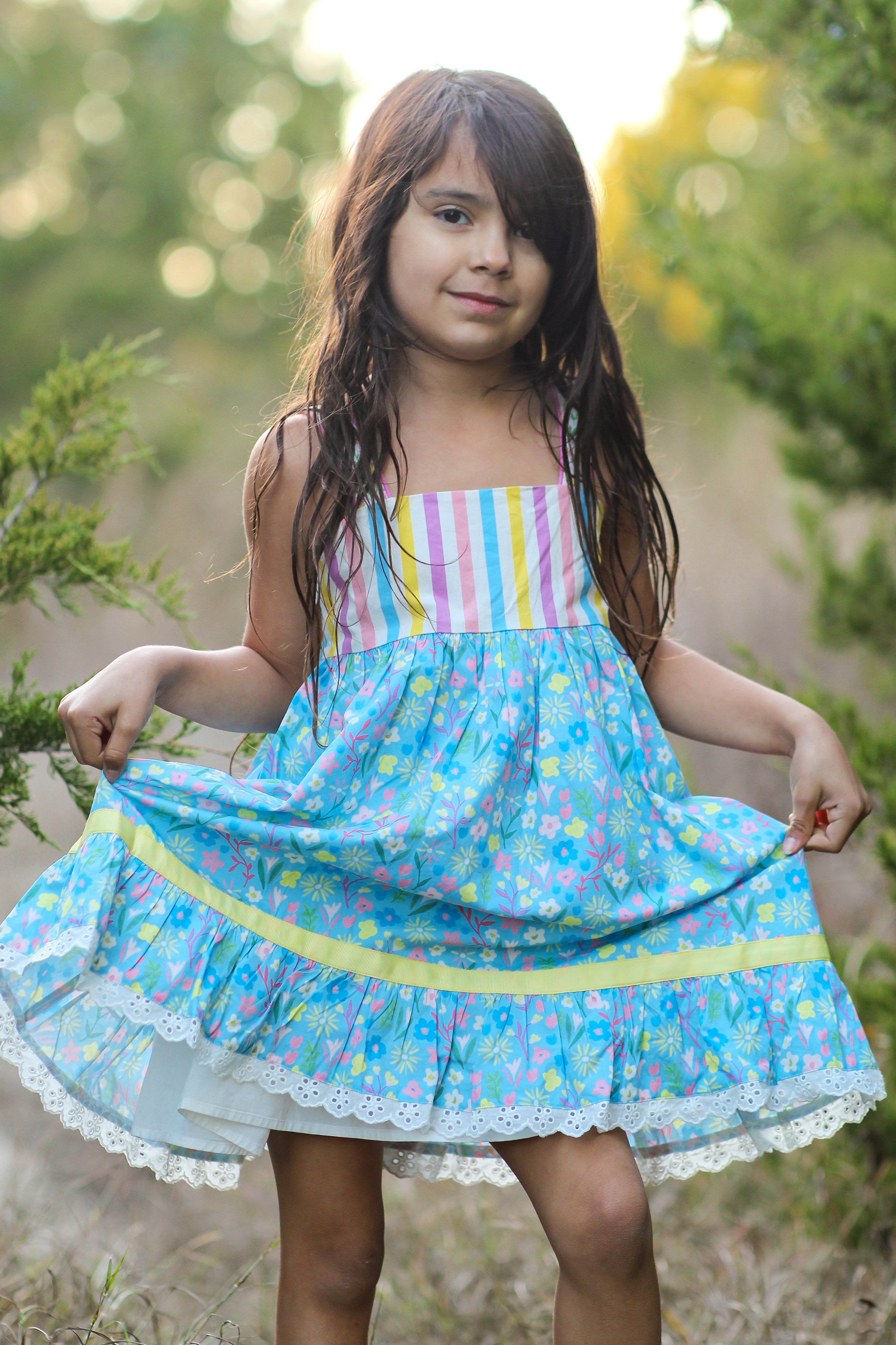 Joyful Jamboree Eyelet Dress
