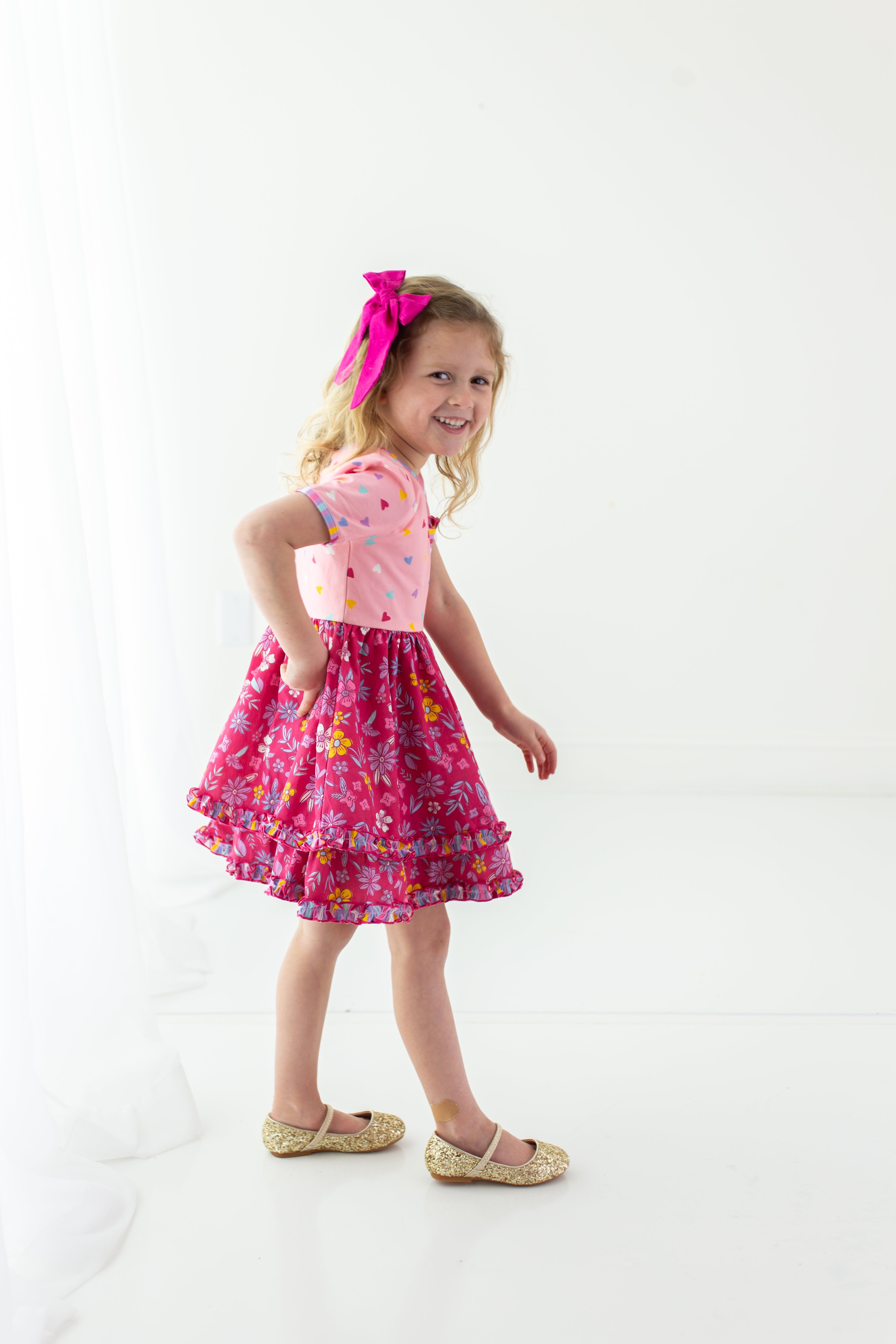 Spread The Love Double Ruffle Dress