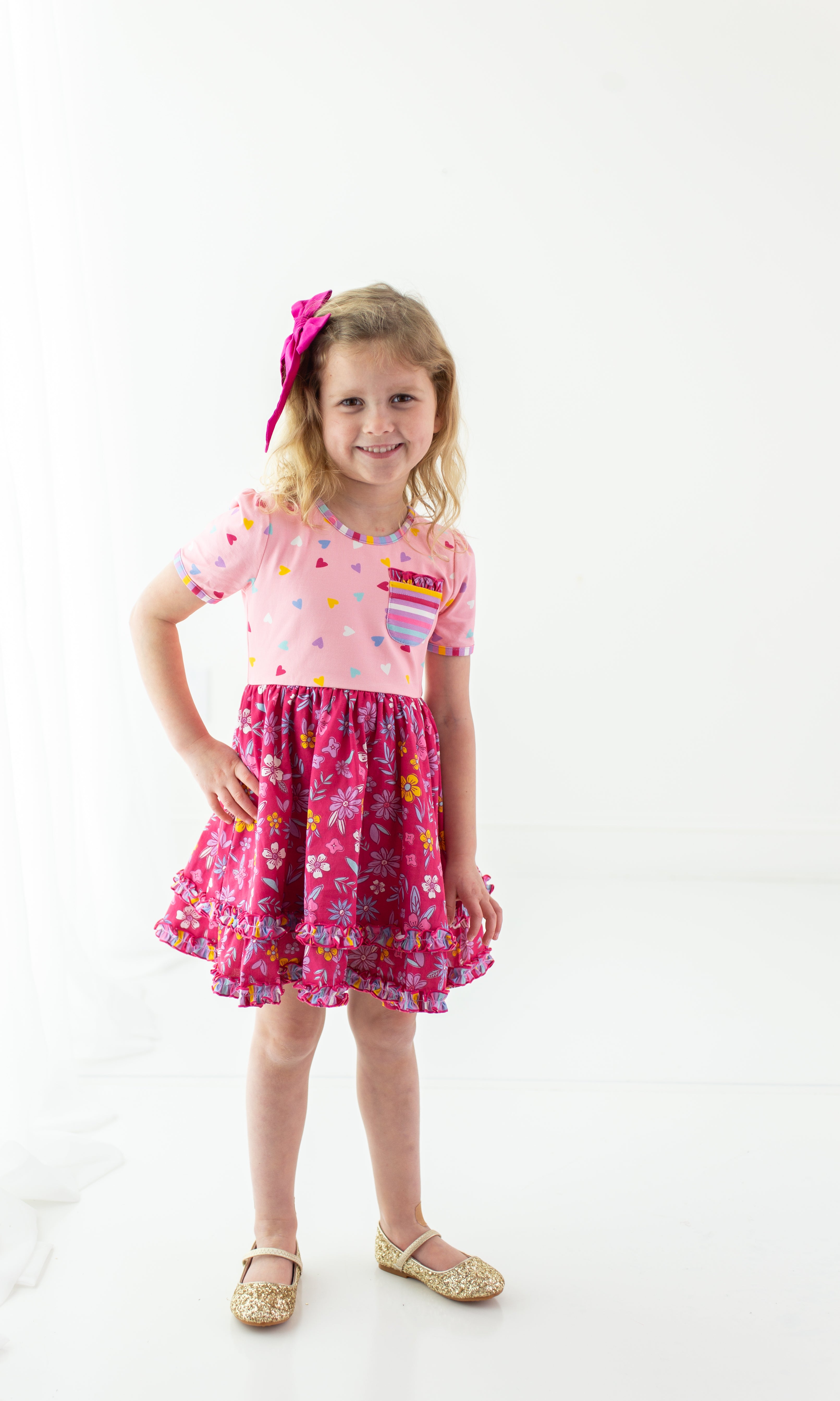 Spread The Love Double Ruffle Dress