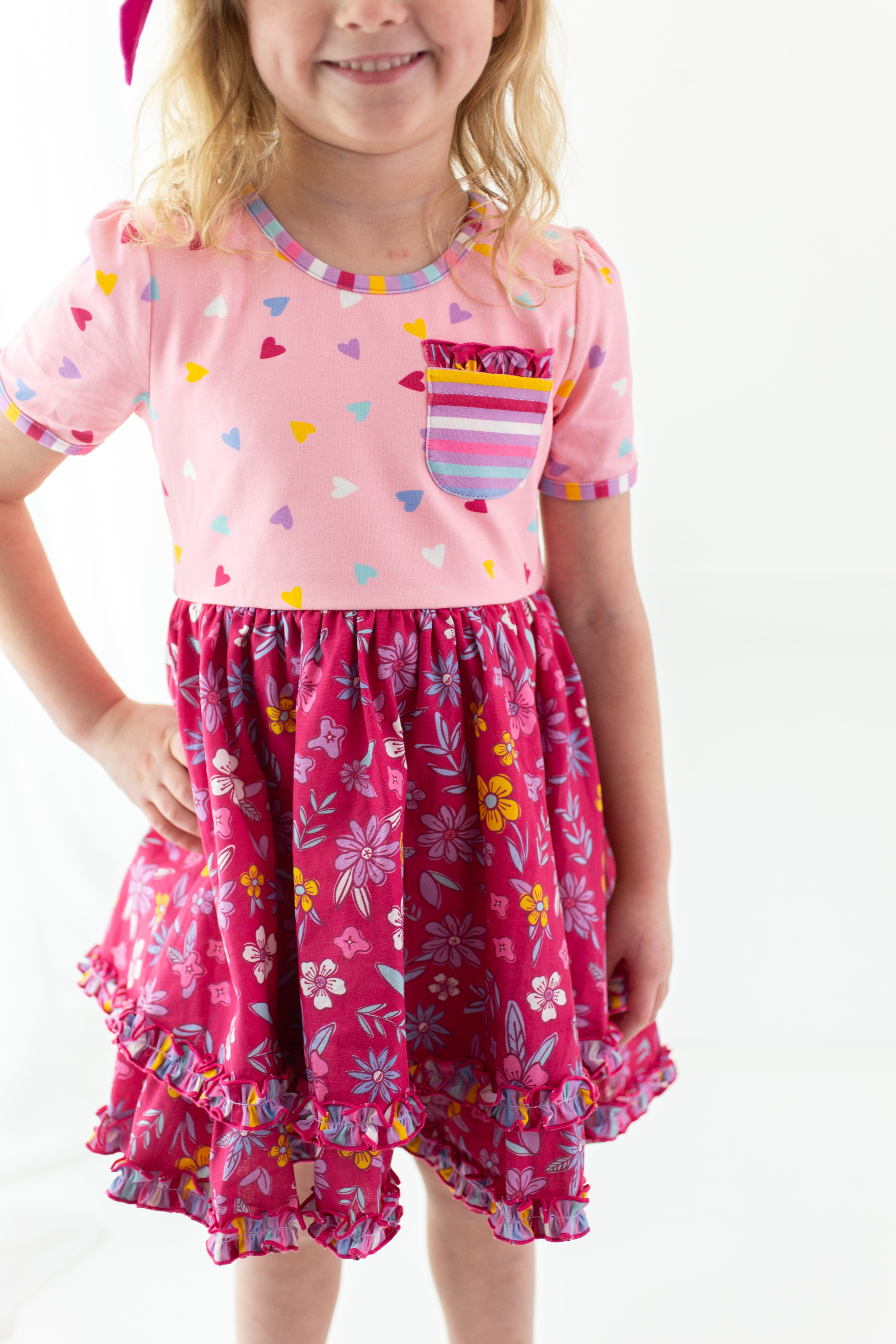 Spread The Love Double Ruffle Dress