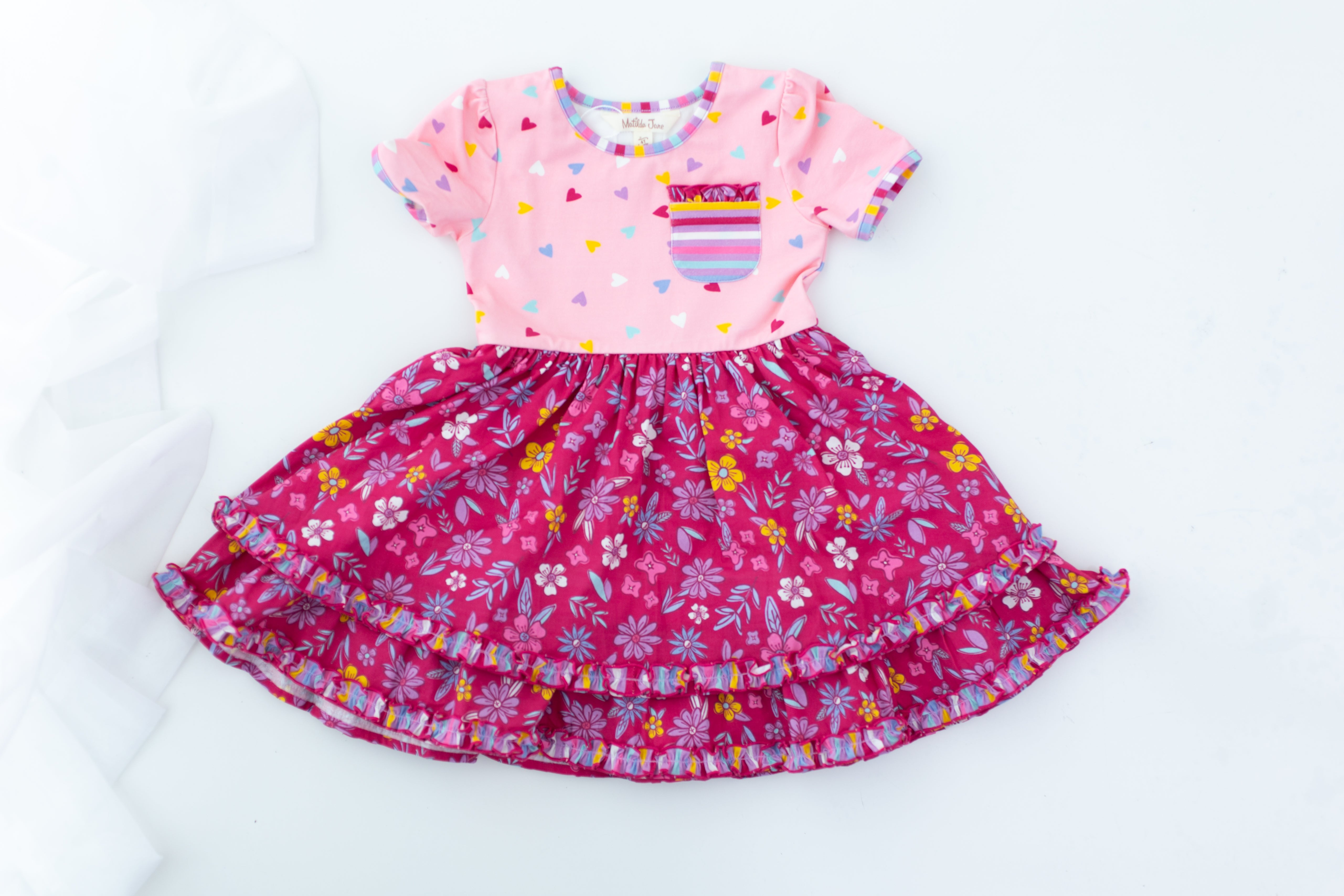Spread The Love Double Ruffle Dress
