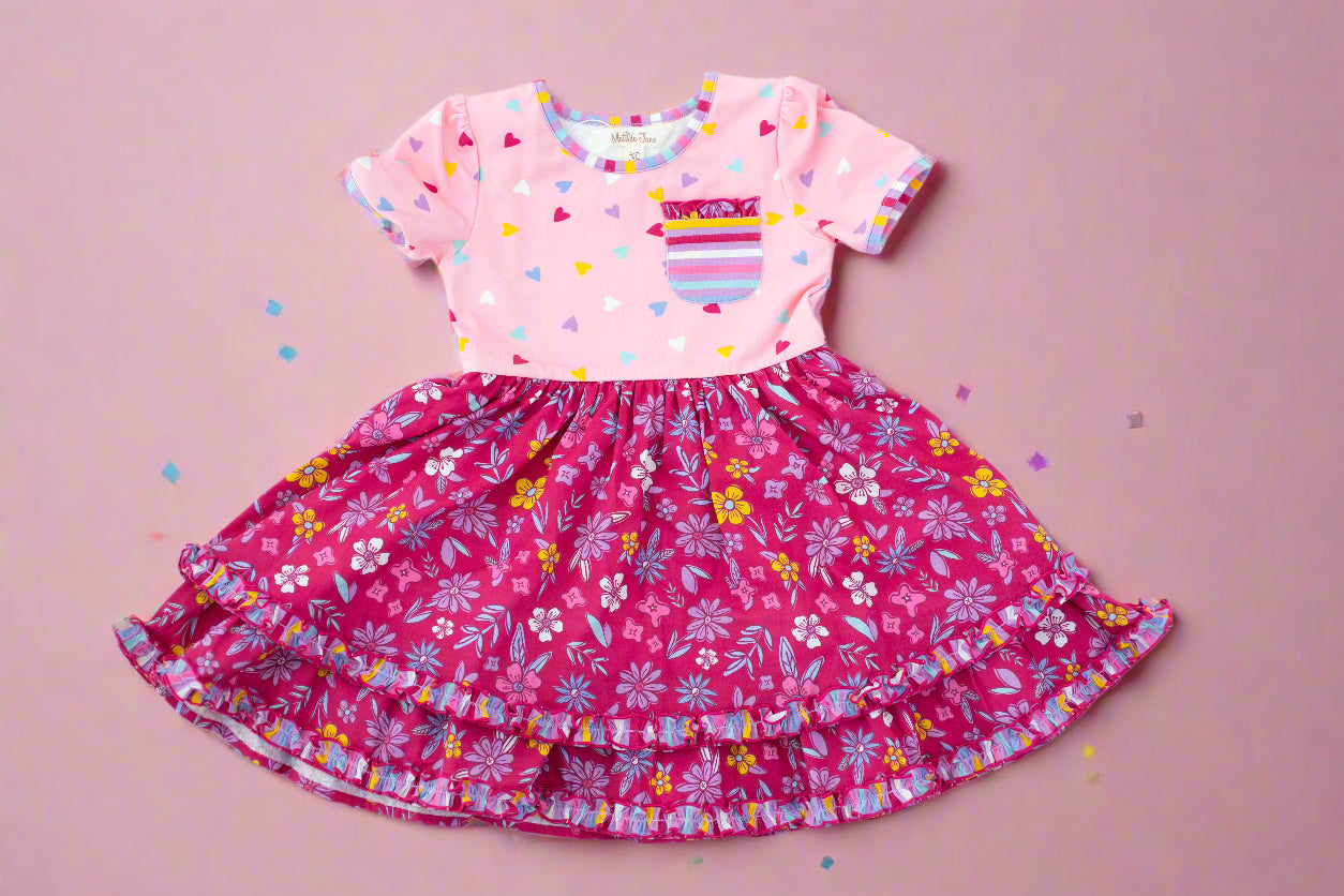 Spread The Love Double Ruffle Dress