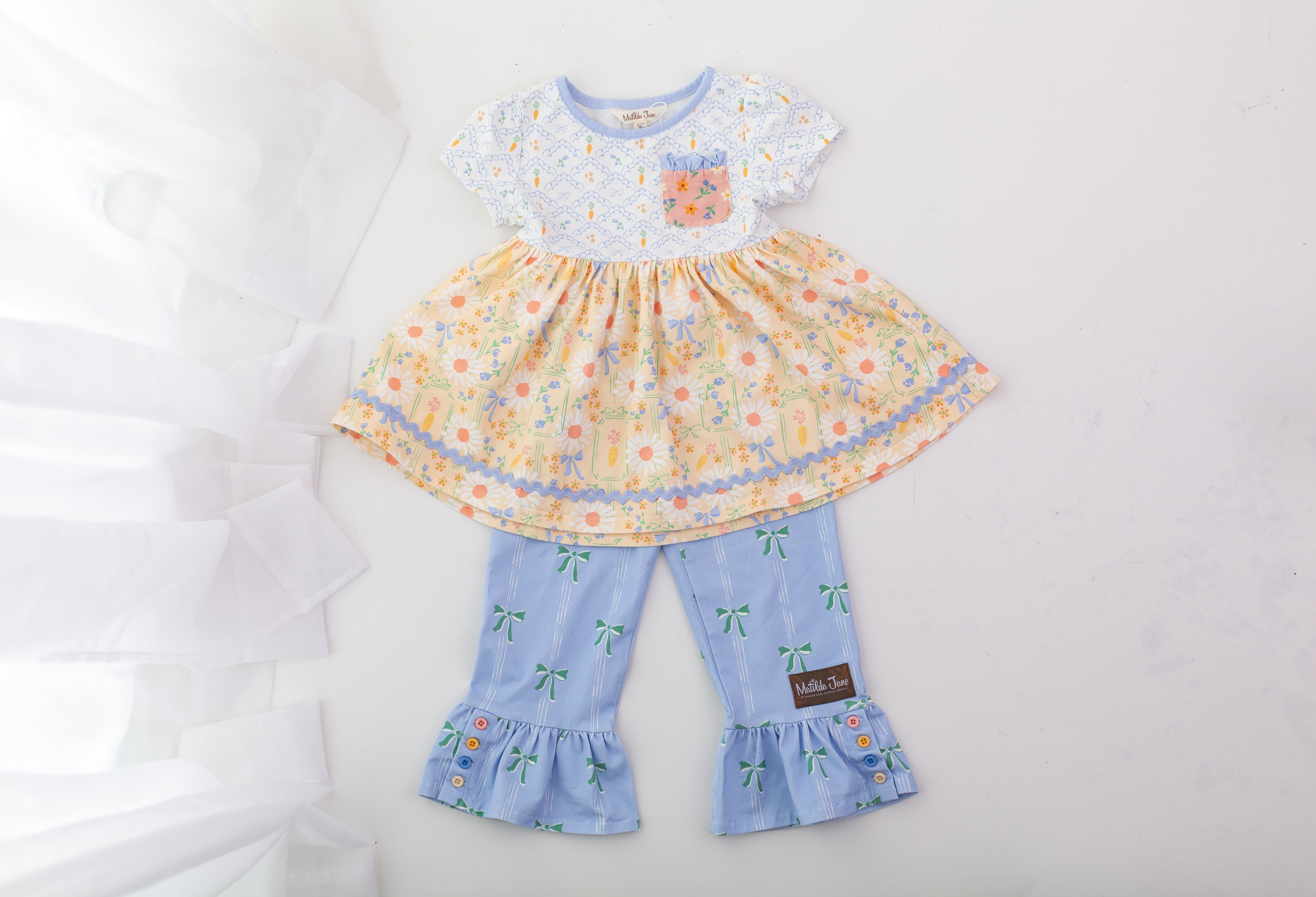 Blue Skies & Buttercups Knit Top