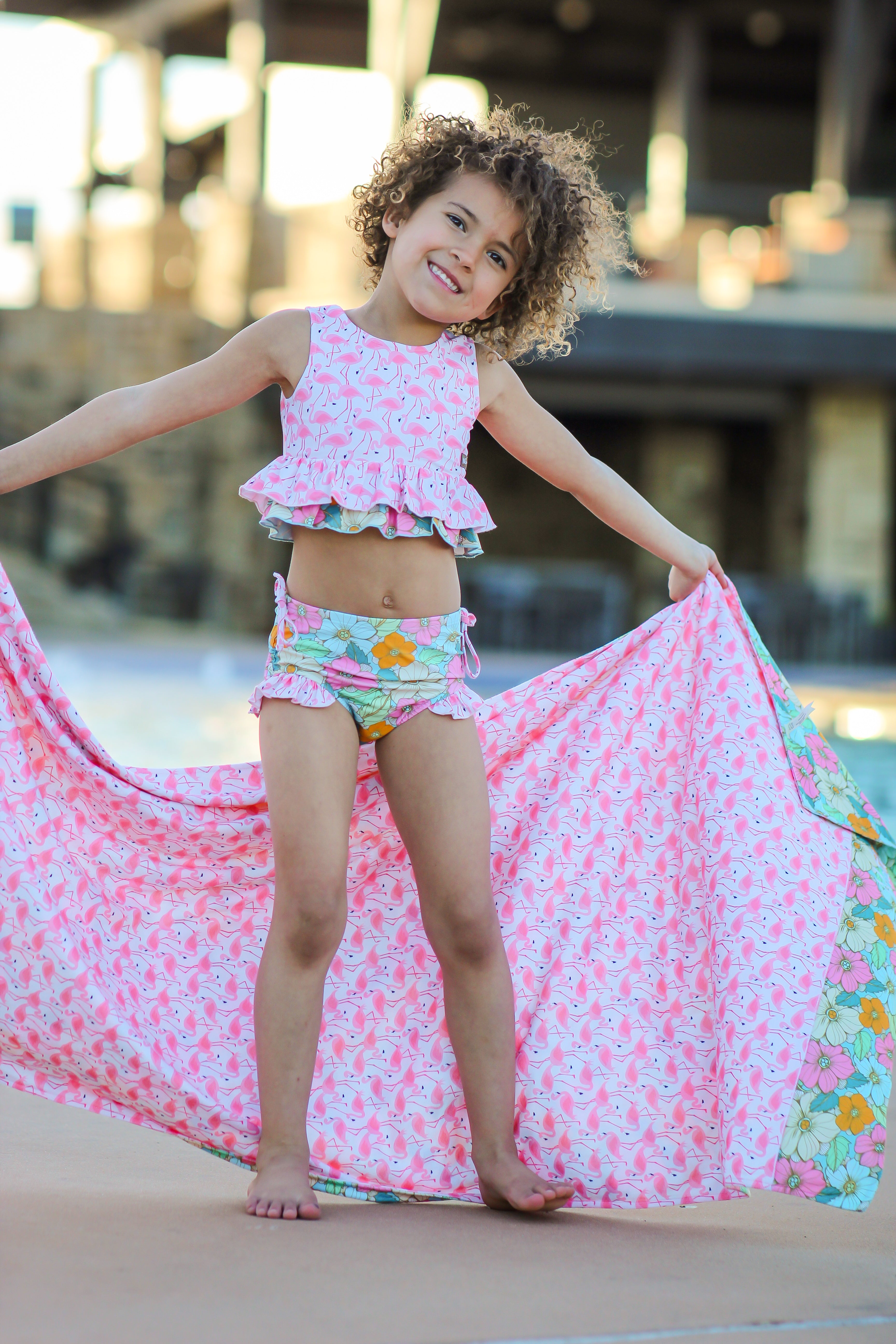 Tankini Swimsuit | Flamingo Fiesta (Pre-Order)