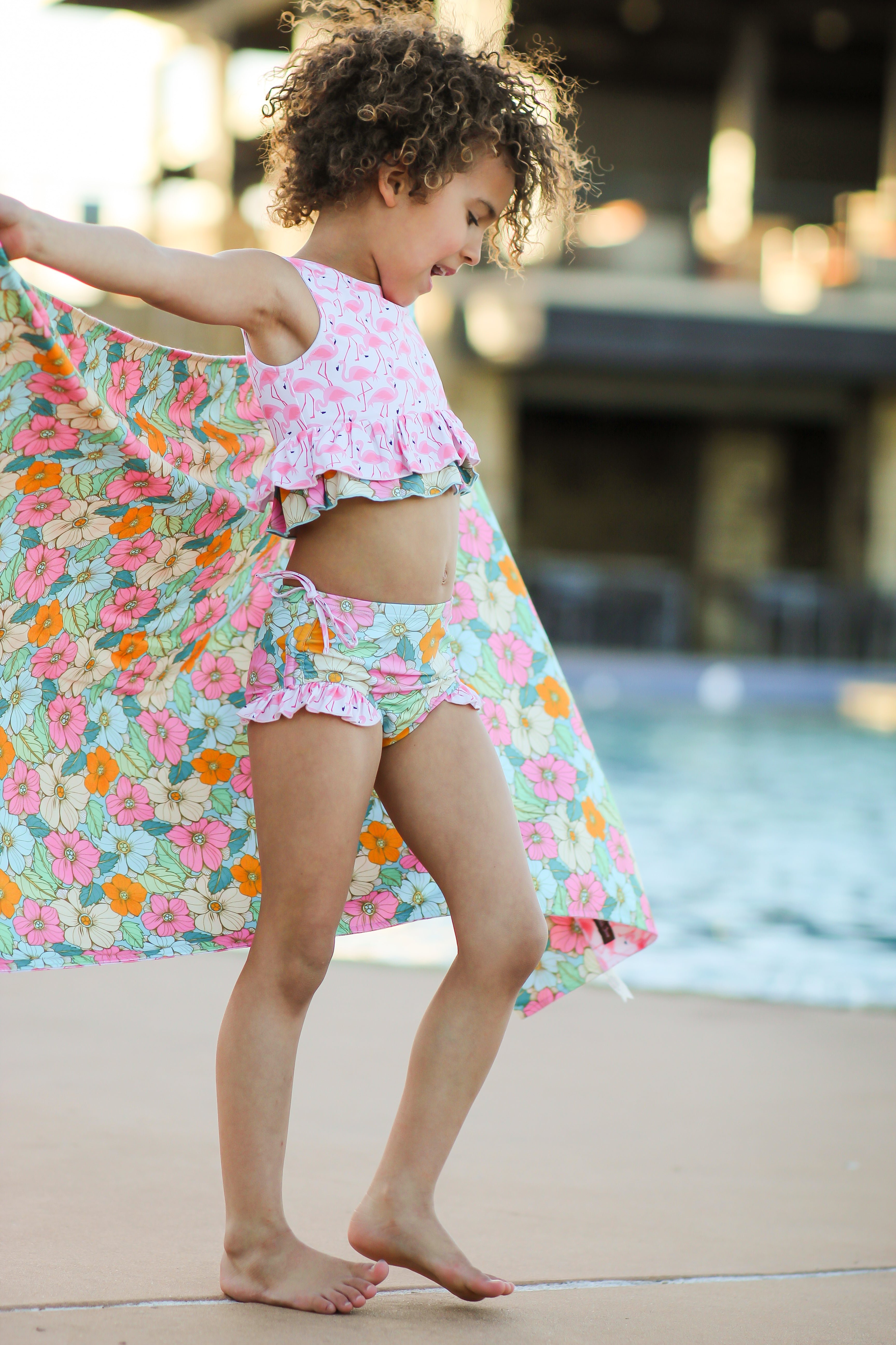 Tankini Swimsuit | Flamingo Fiesta (Pre-Order)