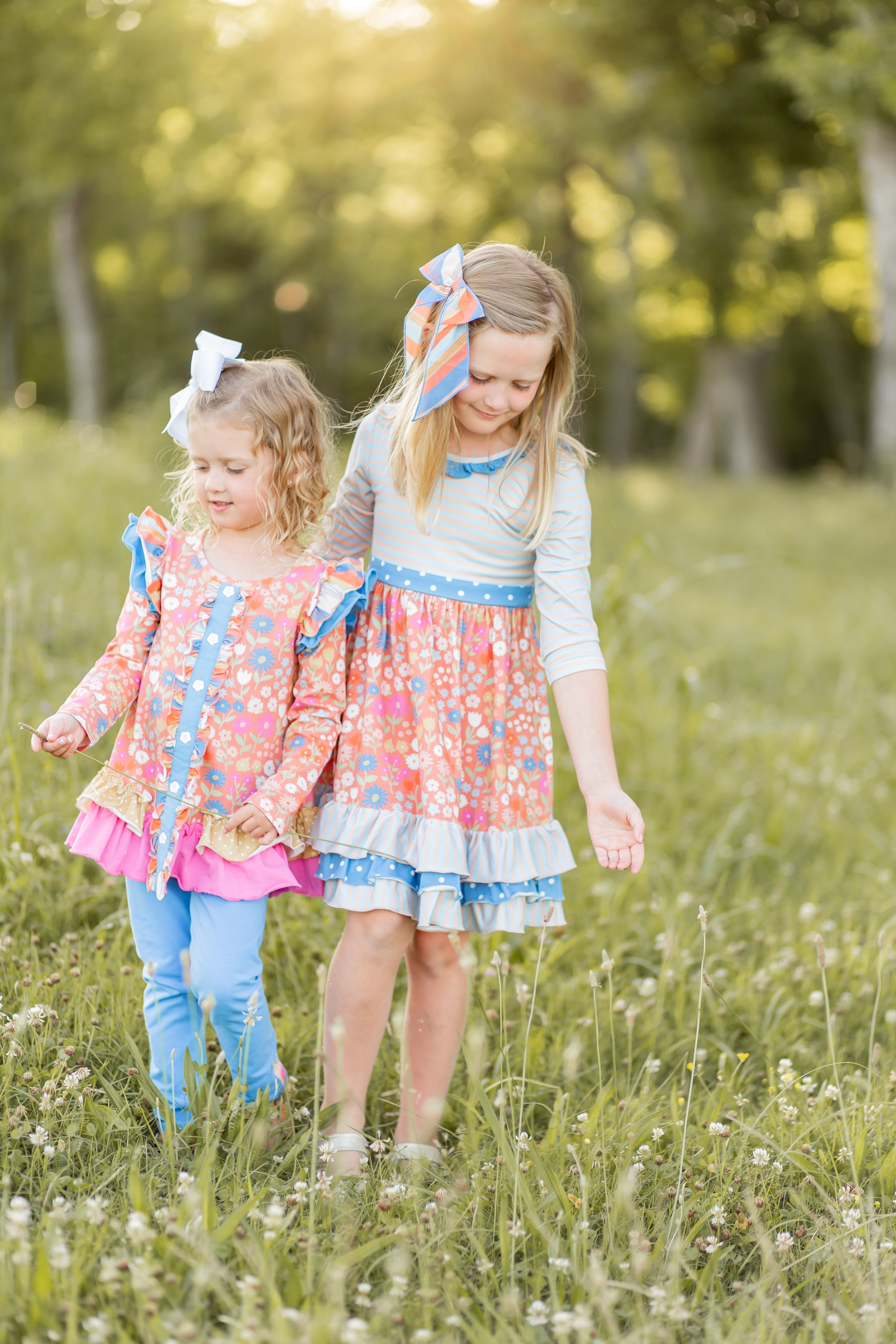Playful Poppies Ruffle Dress