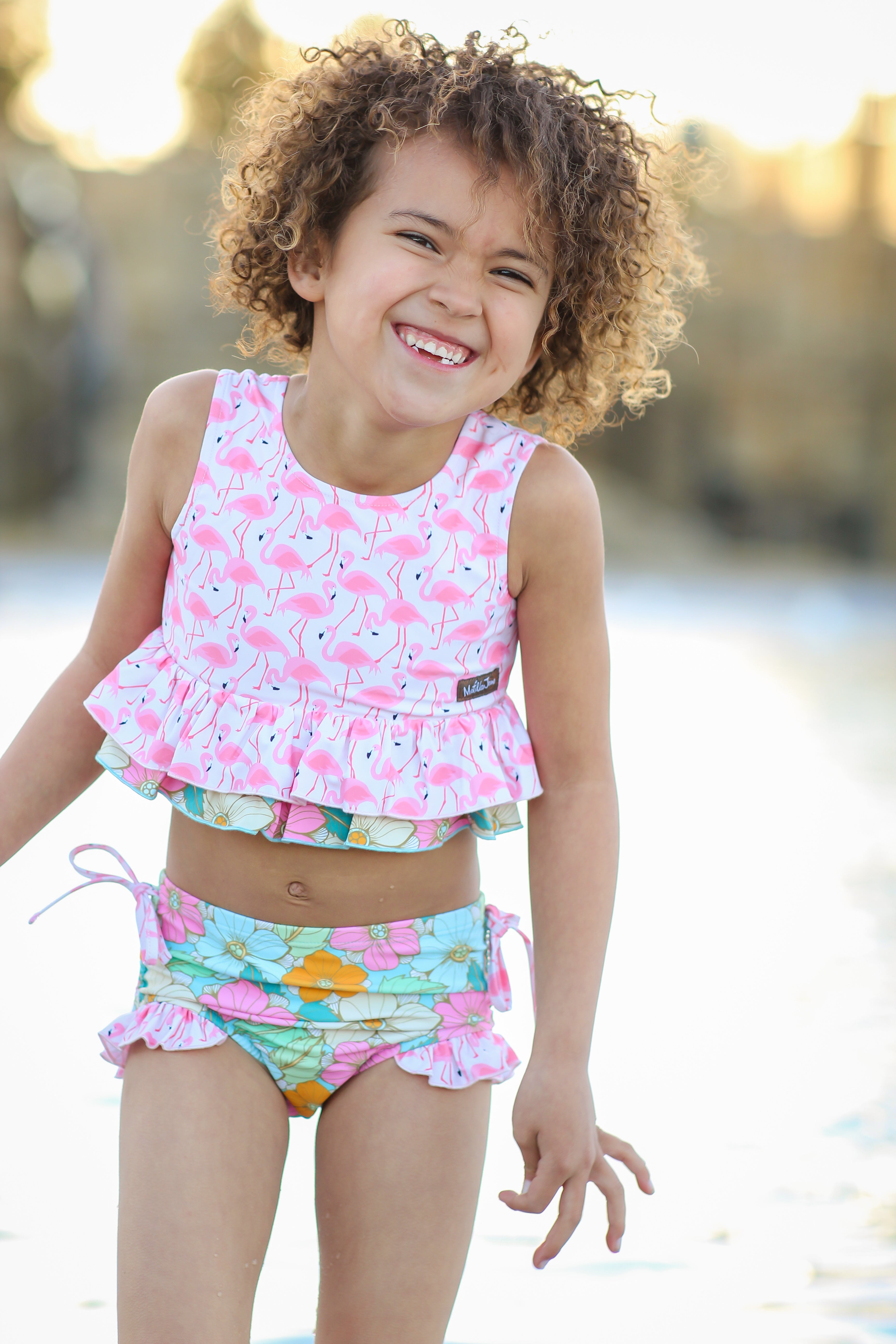 Tankini Swimsuit | Flamingo Fiesta (Pre-Order)