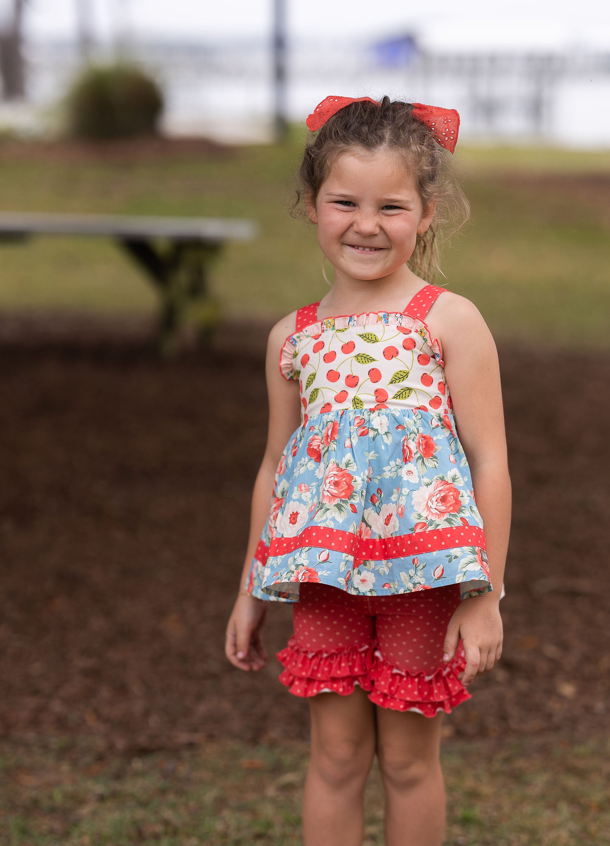 Stars and Dots Ruffle Shorties