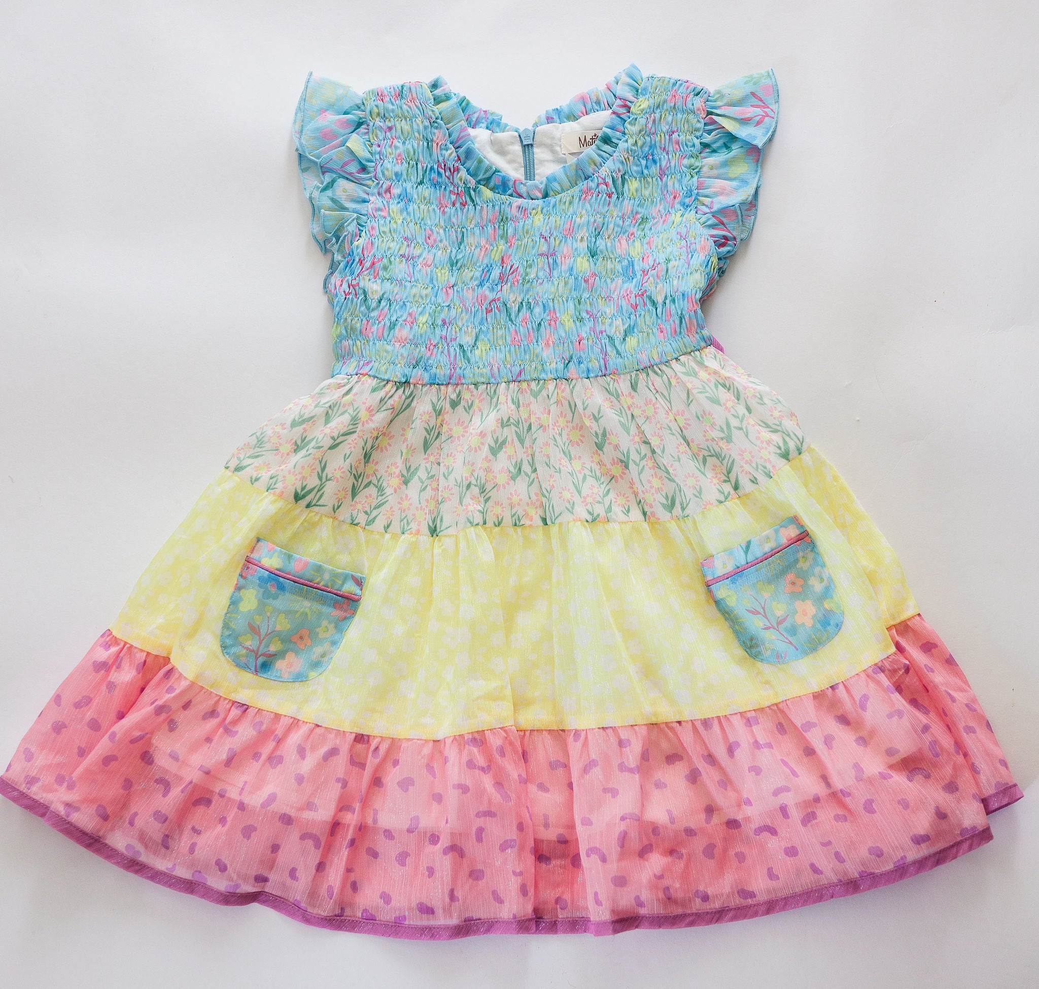 Joyful Jamboree Tiered Shimmer Dress (PRE-ORDER)