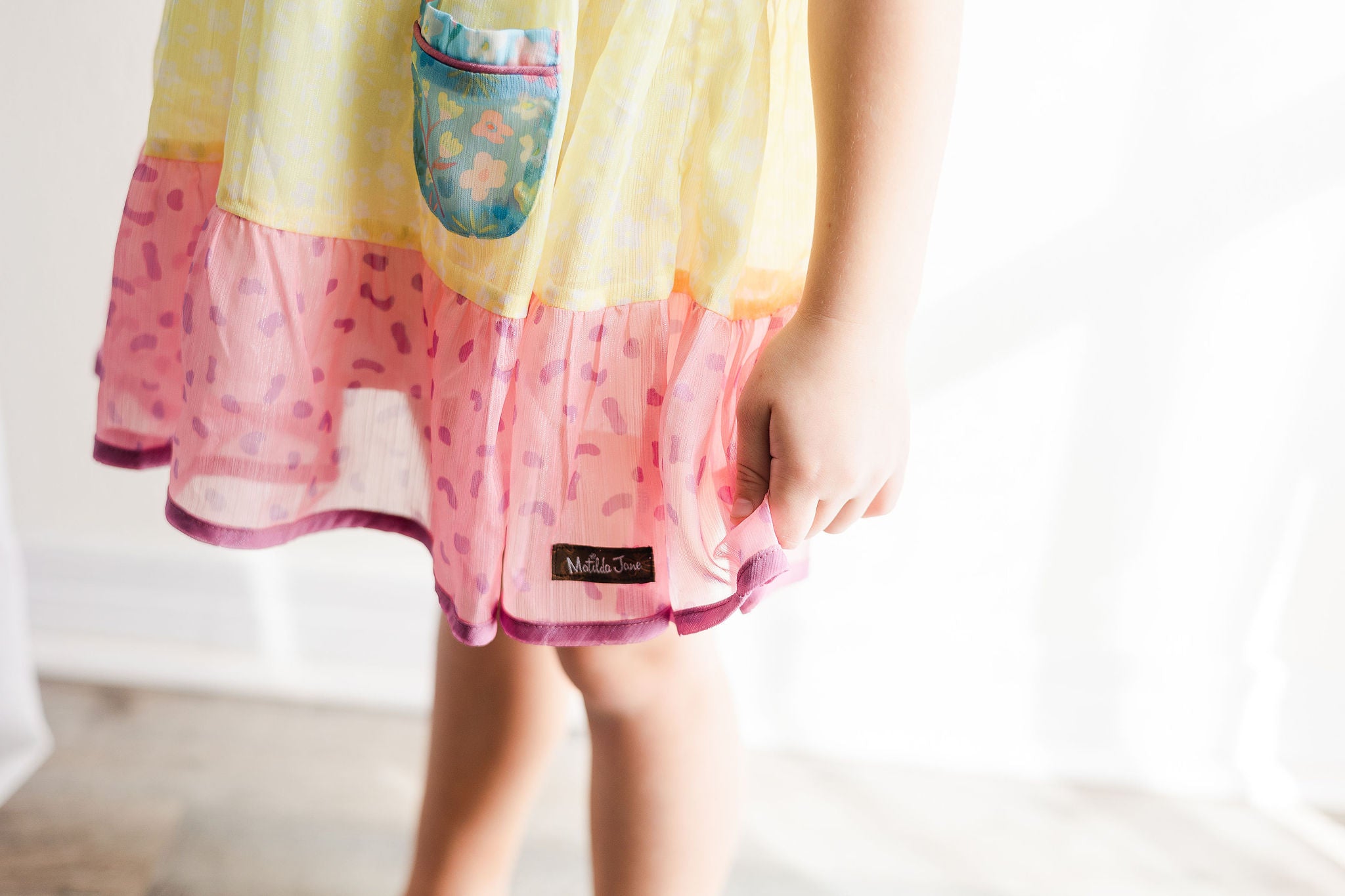 Joyful Jamboree Tiered Shimmer Dress