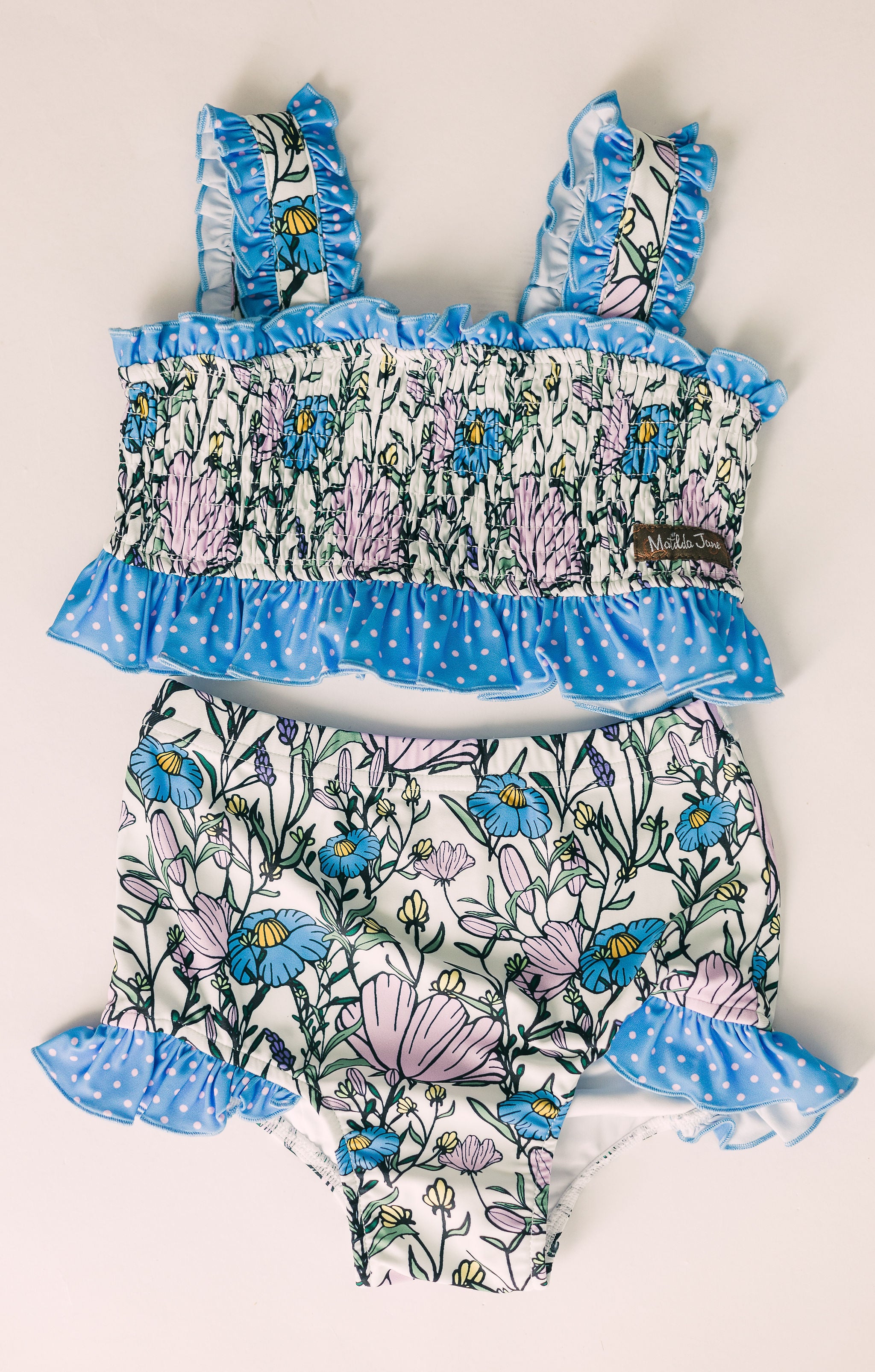 Smocked Swimsuit | Sandcastle Shores