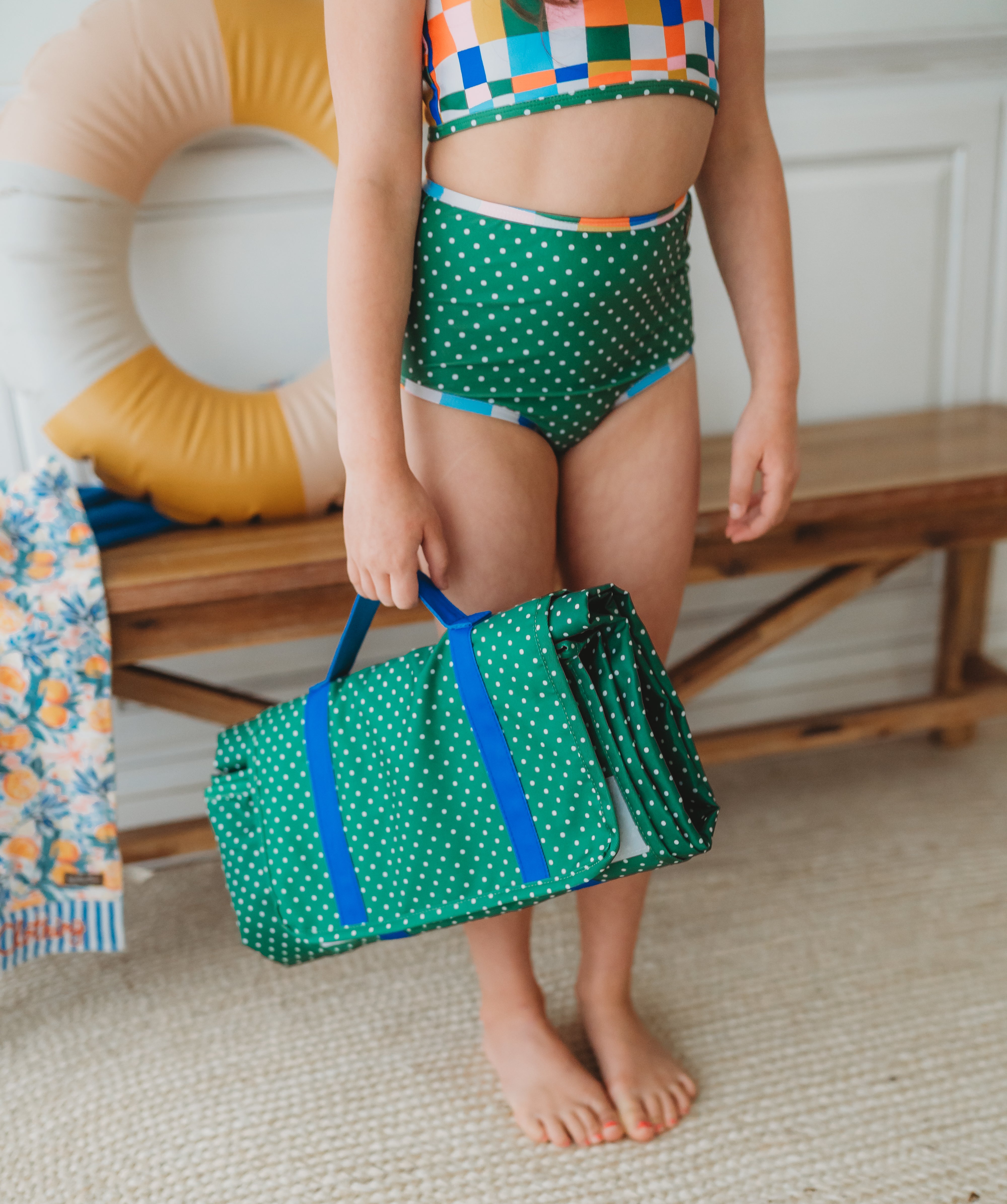 Two Piece Swimsuit | Retro Kaleidoscope
