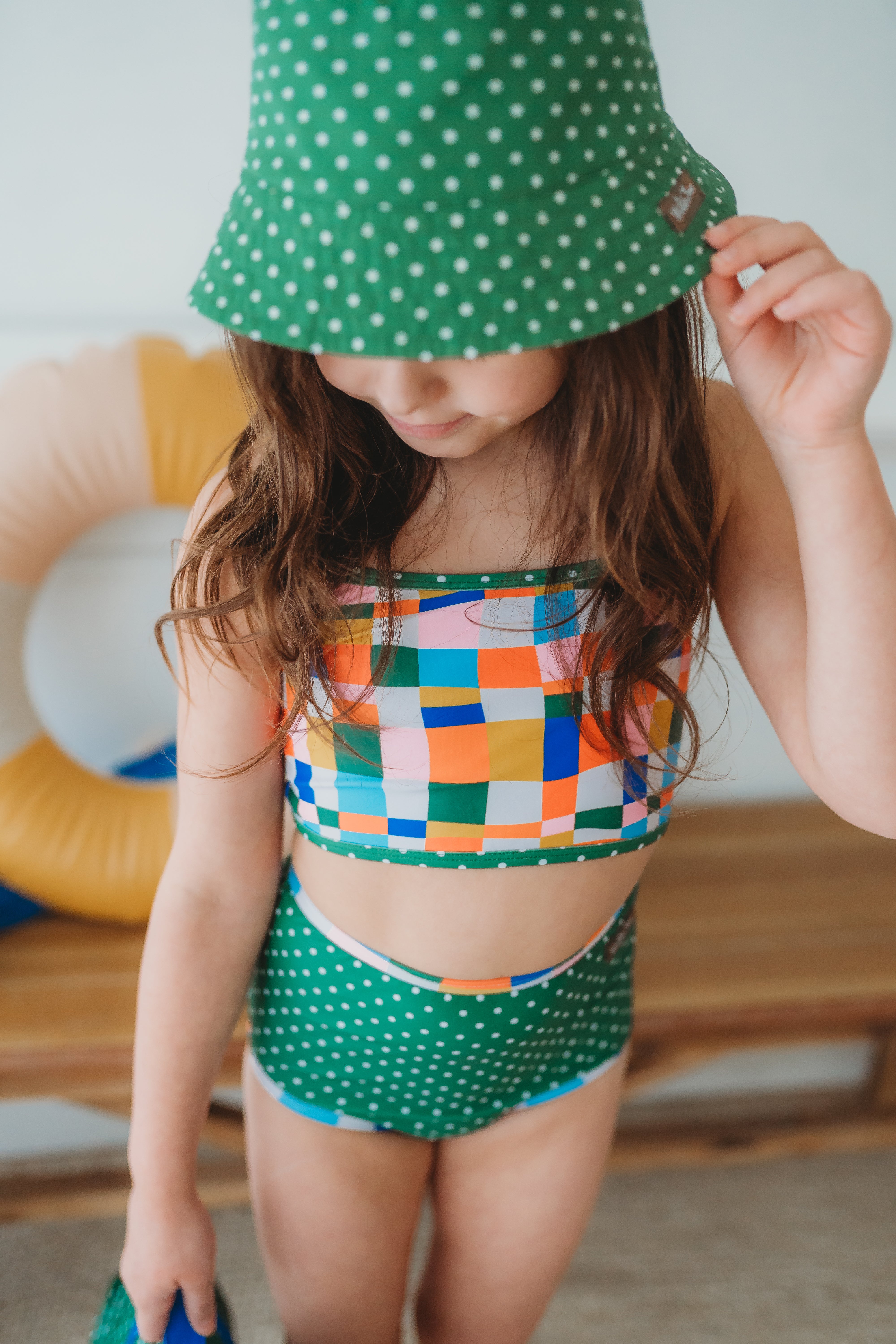 Two Piece Swimsuit | Retro Kaleidoscope