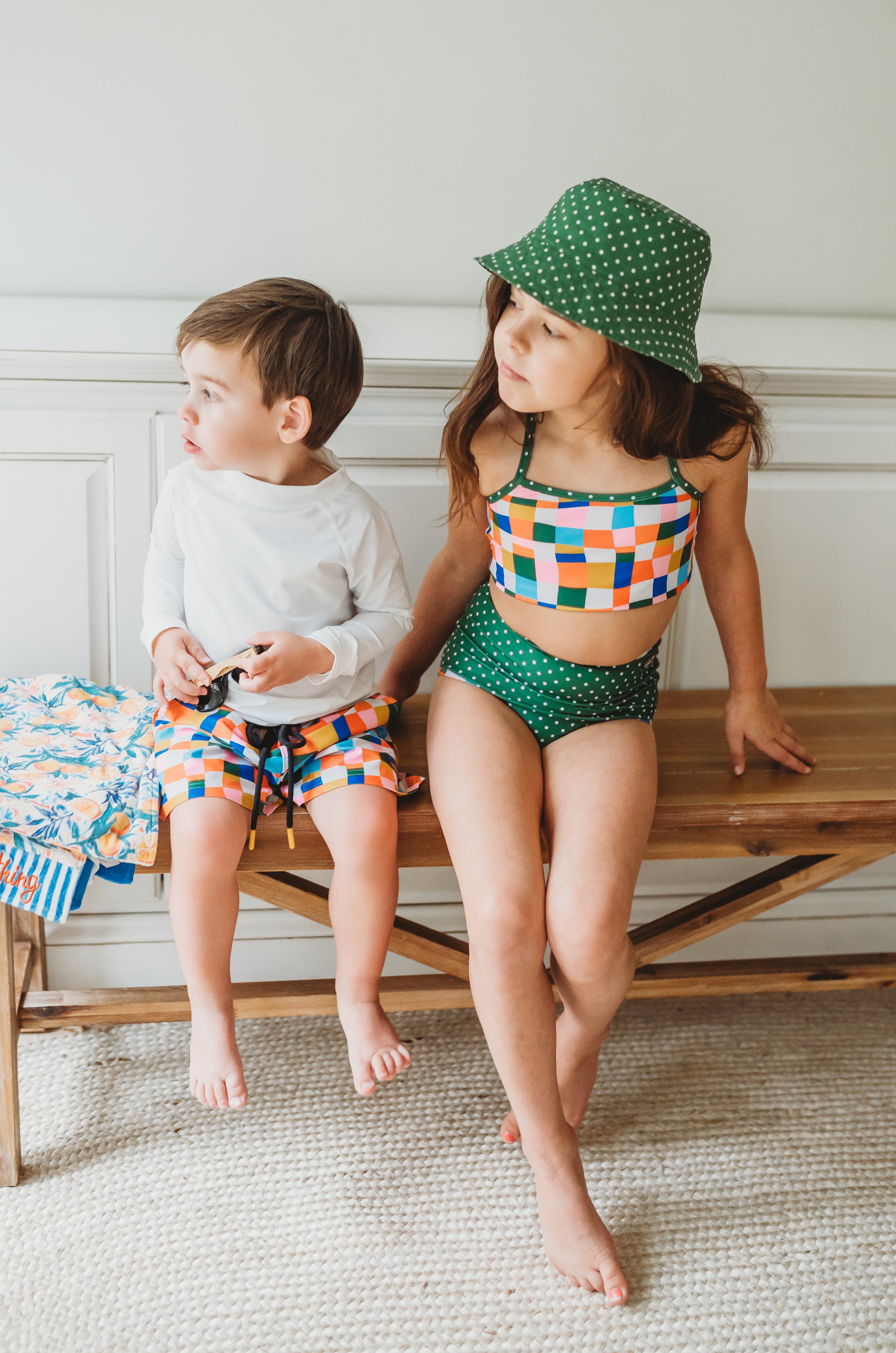 Two Piece Swimsuit | Retro Kaleidoscope