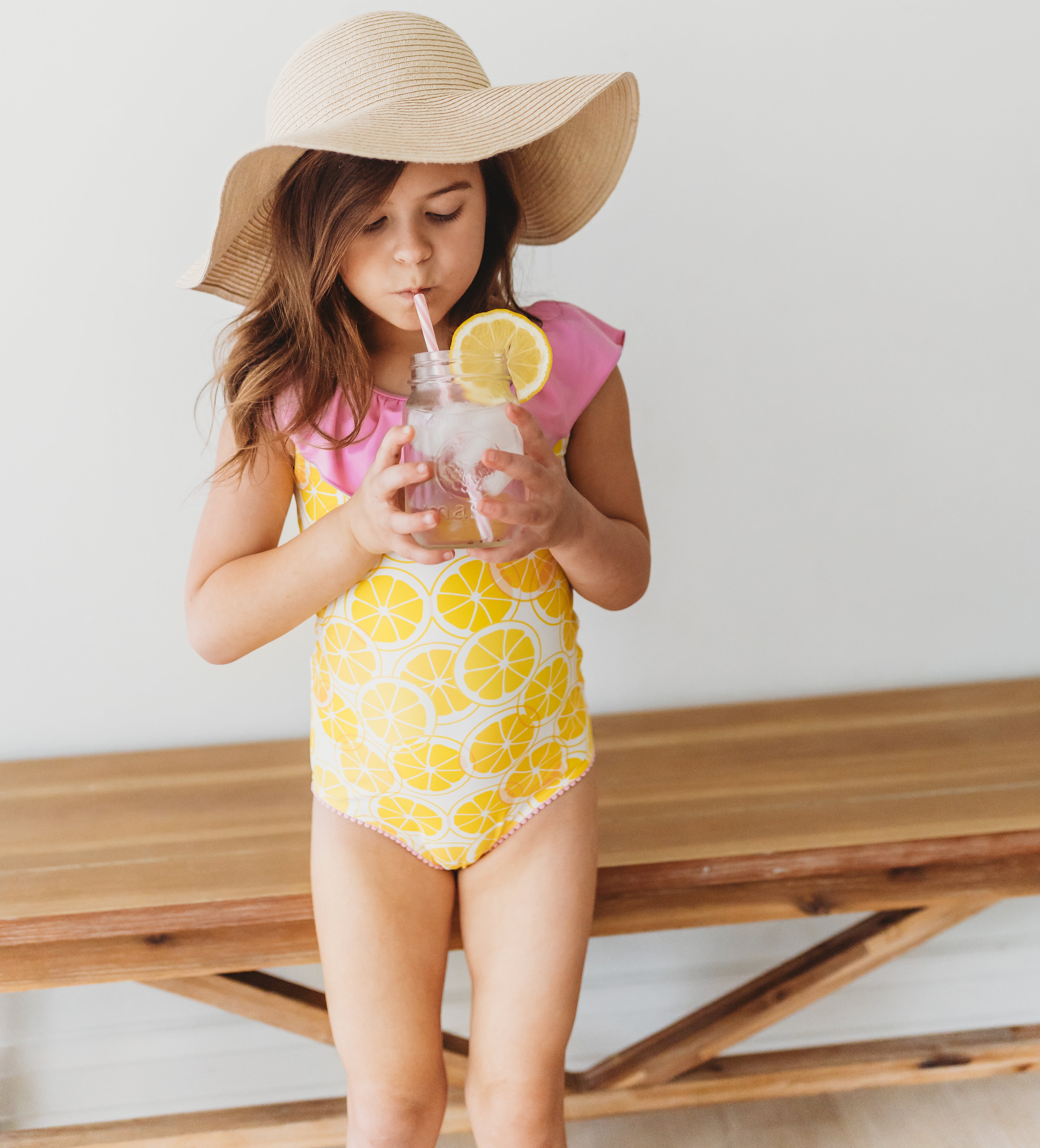 One Piece Swimsuit | Pink Lemonade