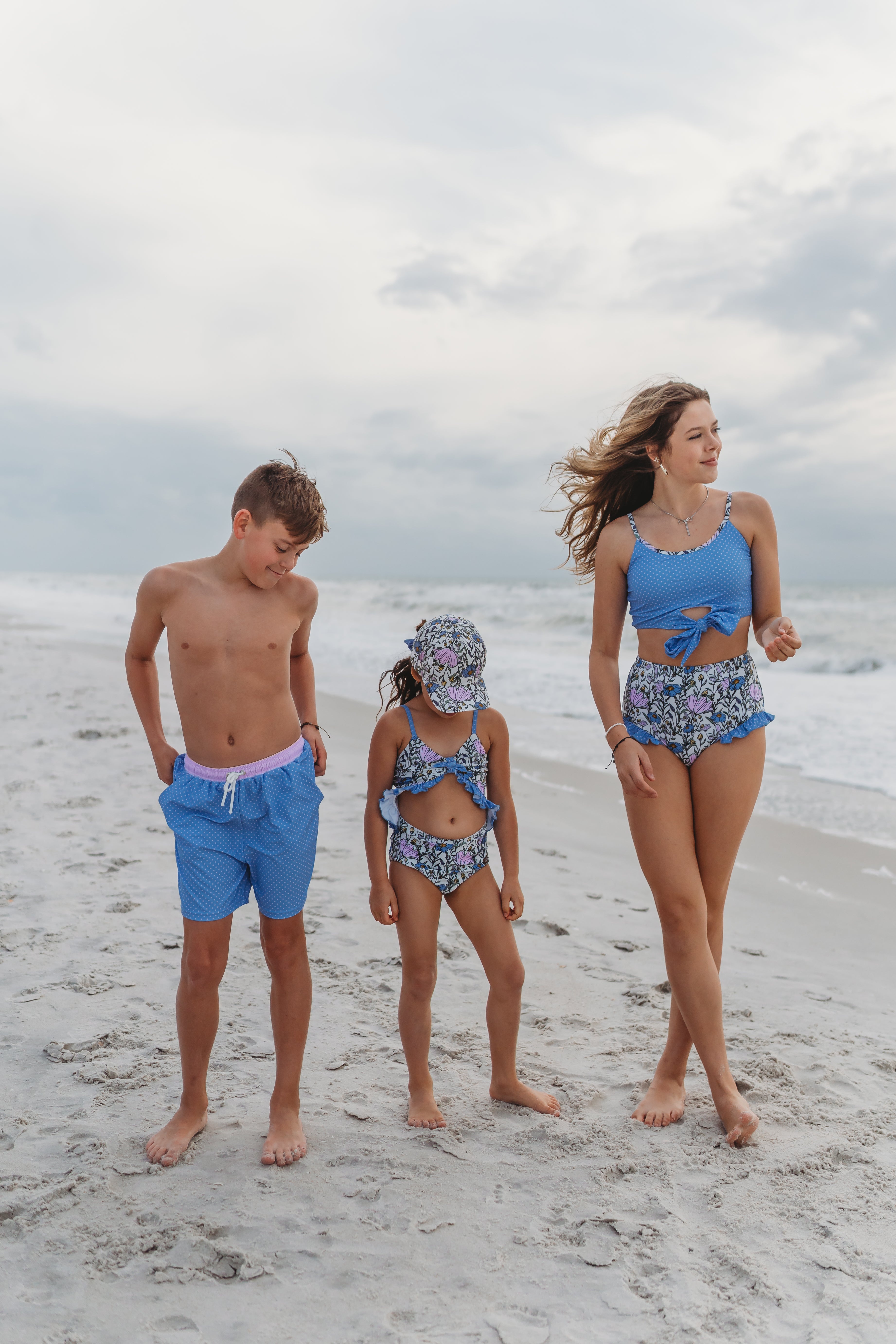 Women's Two Piece Swimsuit | Blueberry Dot