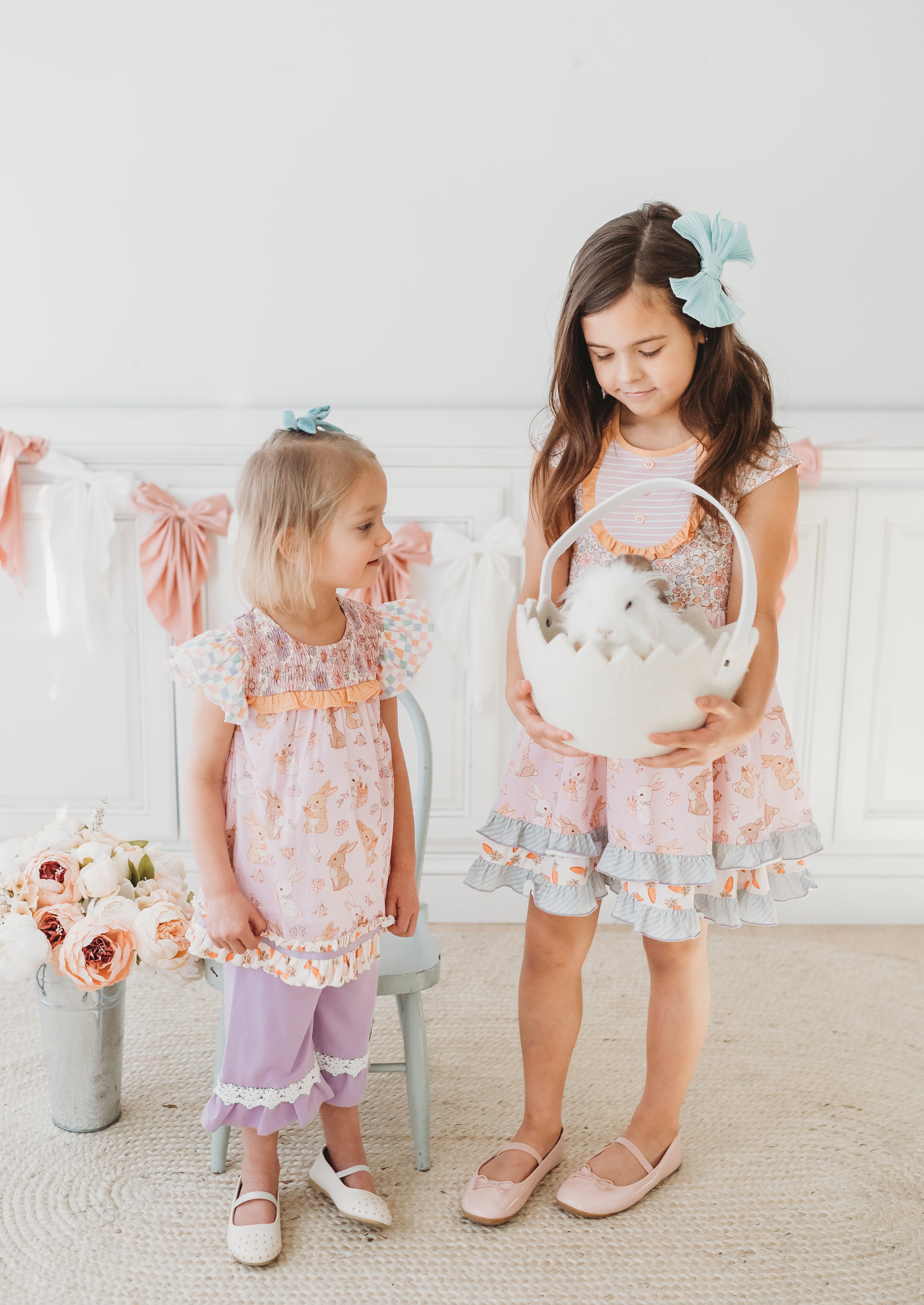 Bunny Patch Bib Dress